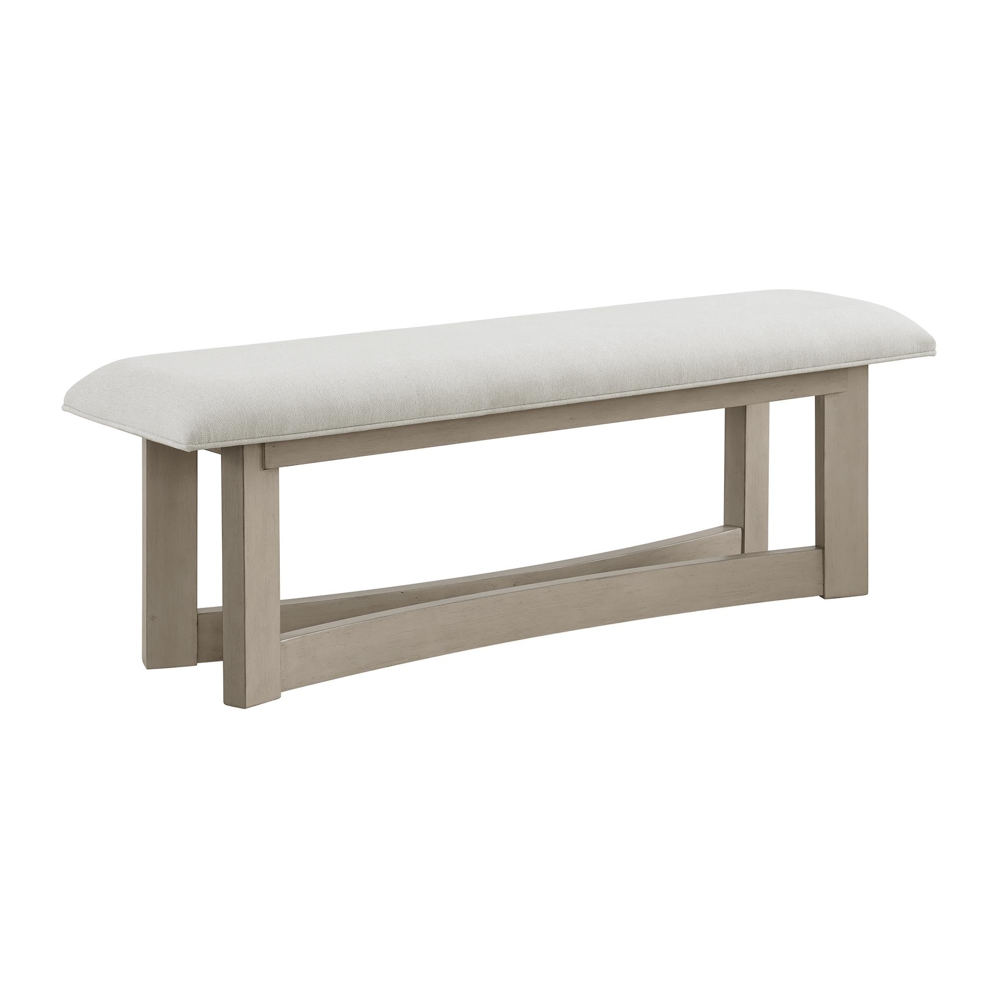 Elements International Elma D-9990-7-BN Dining Bench - Image 1