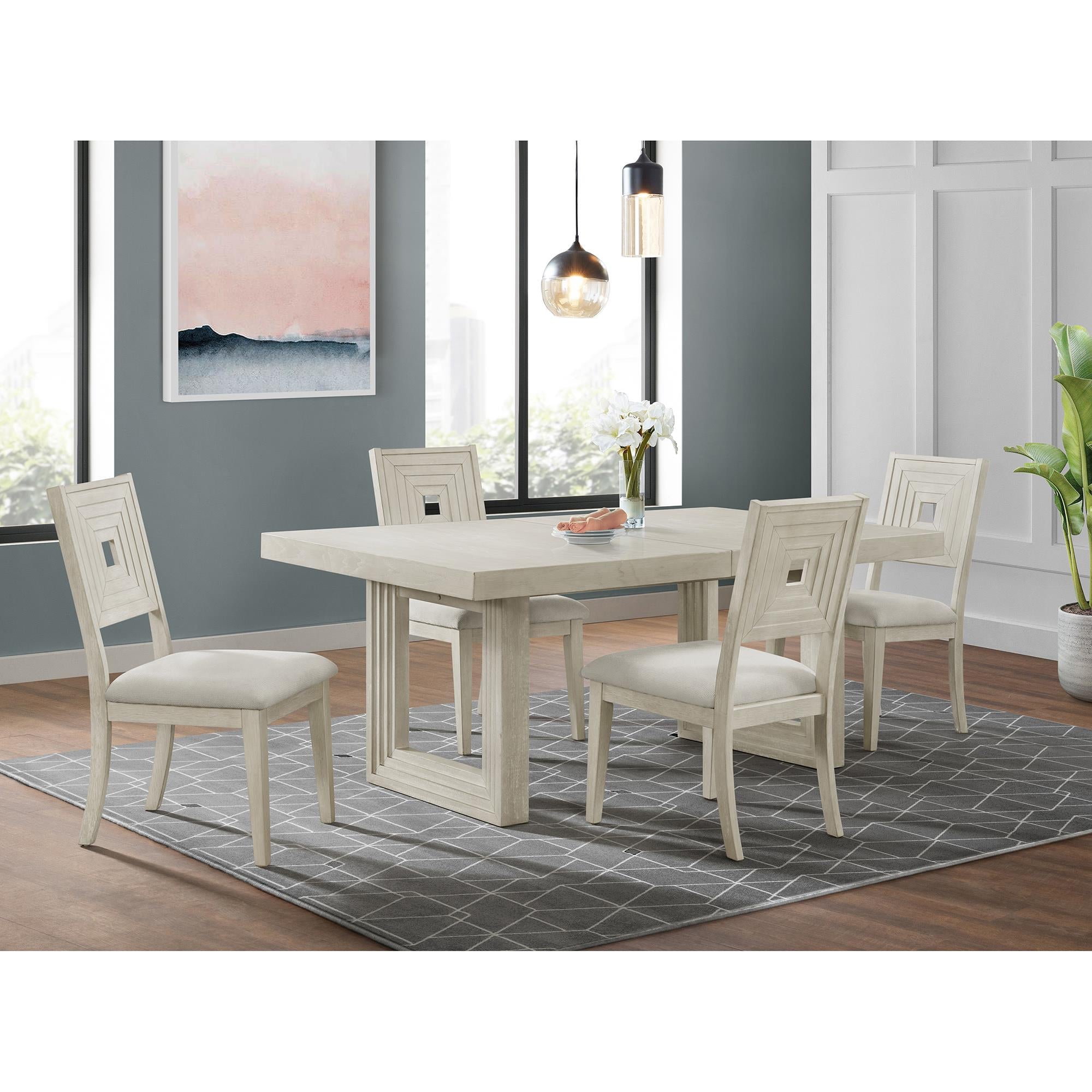 Elements International Avalanche D-11600-7-SC Dining Side Chair - Image 3