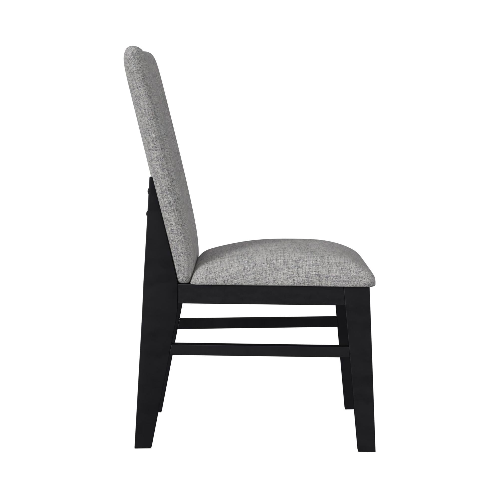 Elements International Marlene D-15850-8-SC Dining Side Chair - Image 3