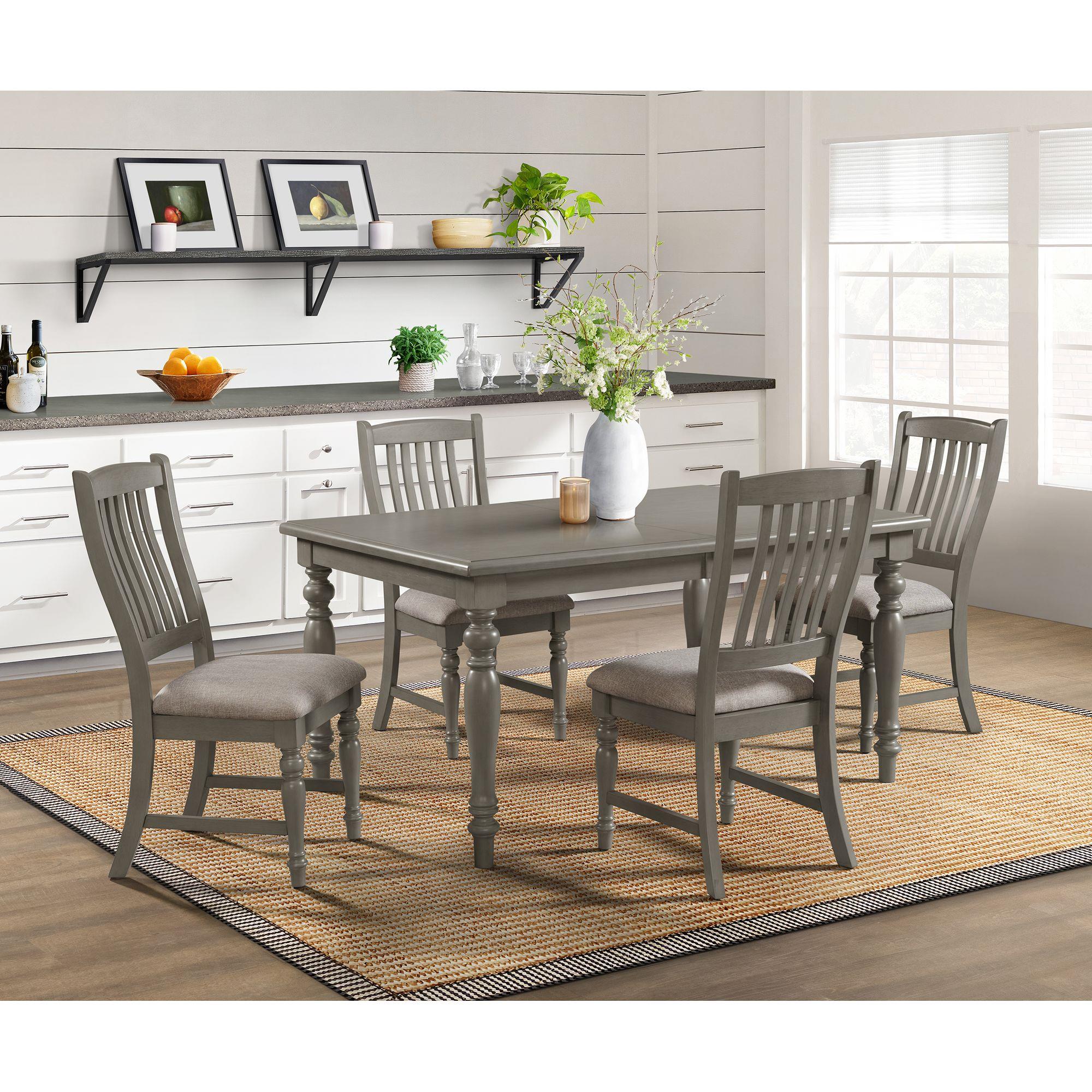 Elements International Sunnyvale D-2730-3-DT Dining Table - Image 3