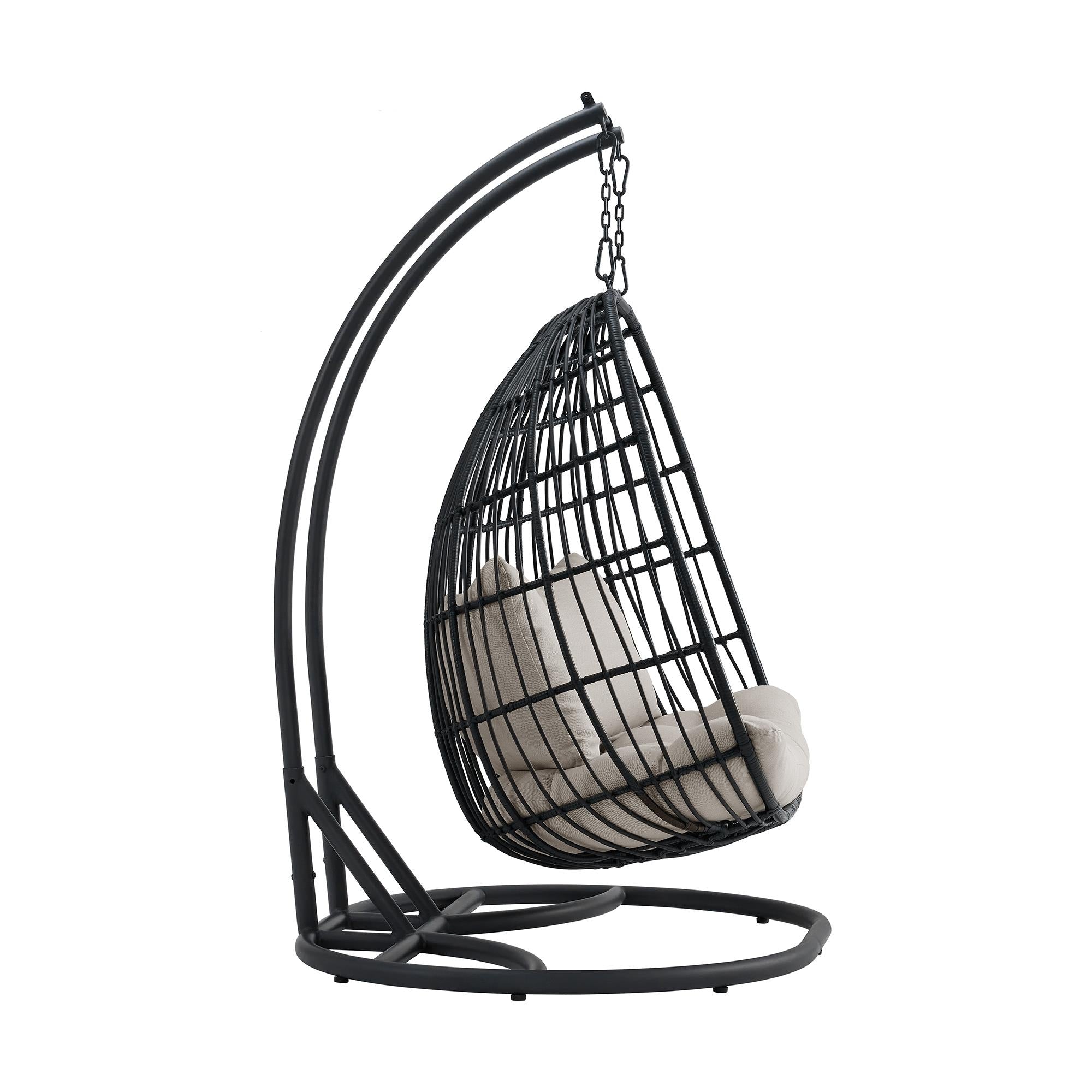 Elements International Playa O-16230-10311-220 Double Swing Egg Chair - Image 3