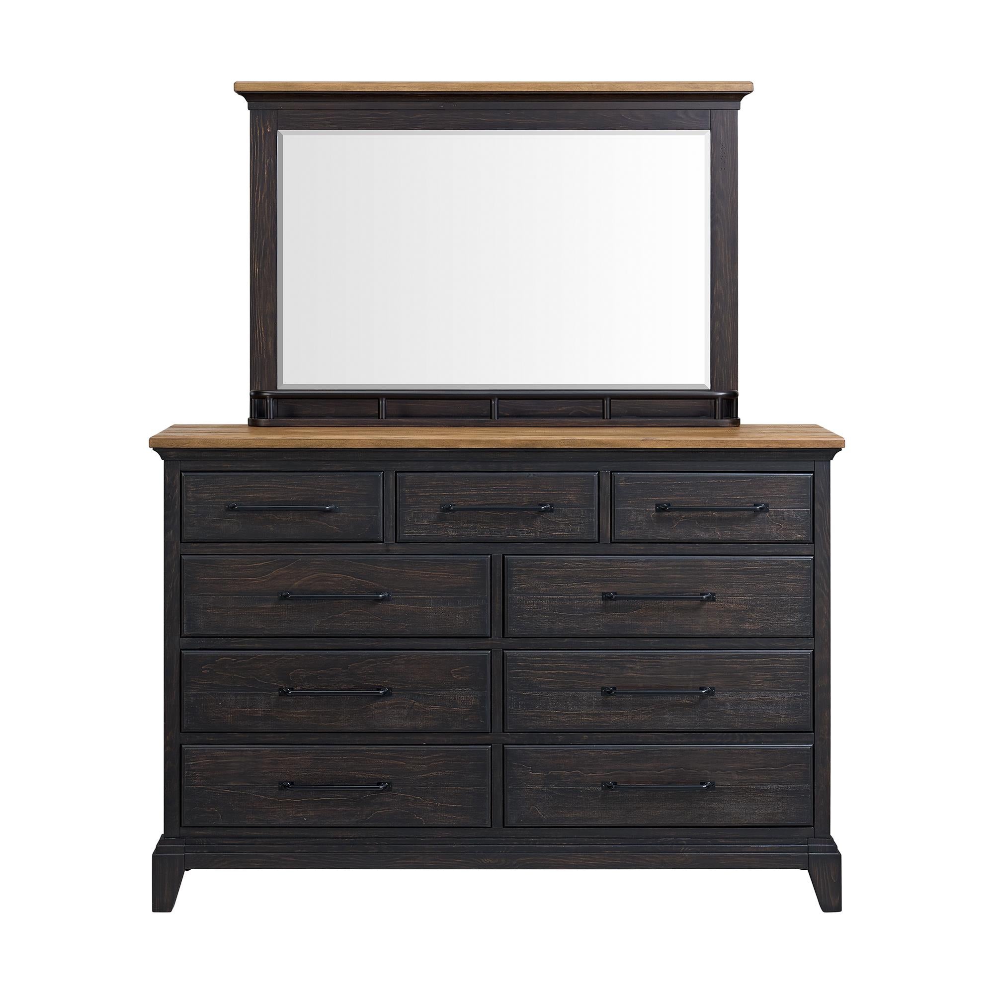 Elements International Montrose B-16670-5-DRMR Dresser And Mirror - Image 2