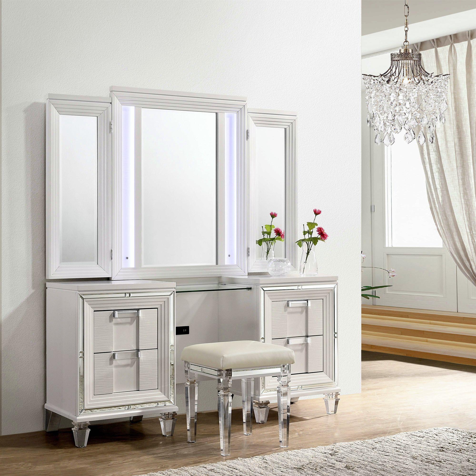 Elements International Twenty Nine TN700VTNSTAL Dressing Stool - Image 3
