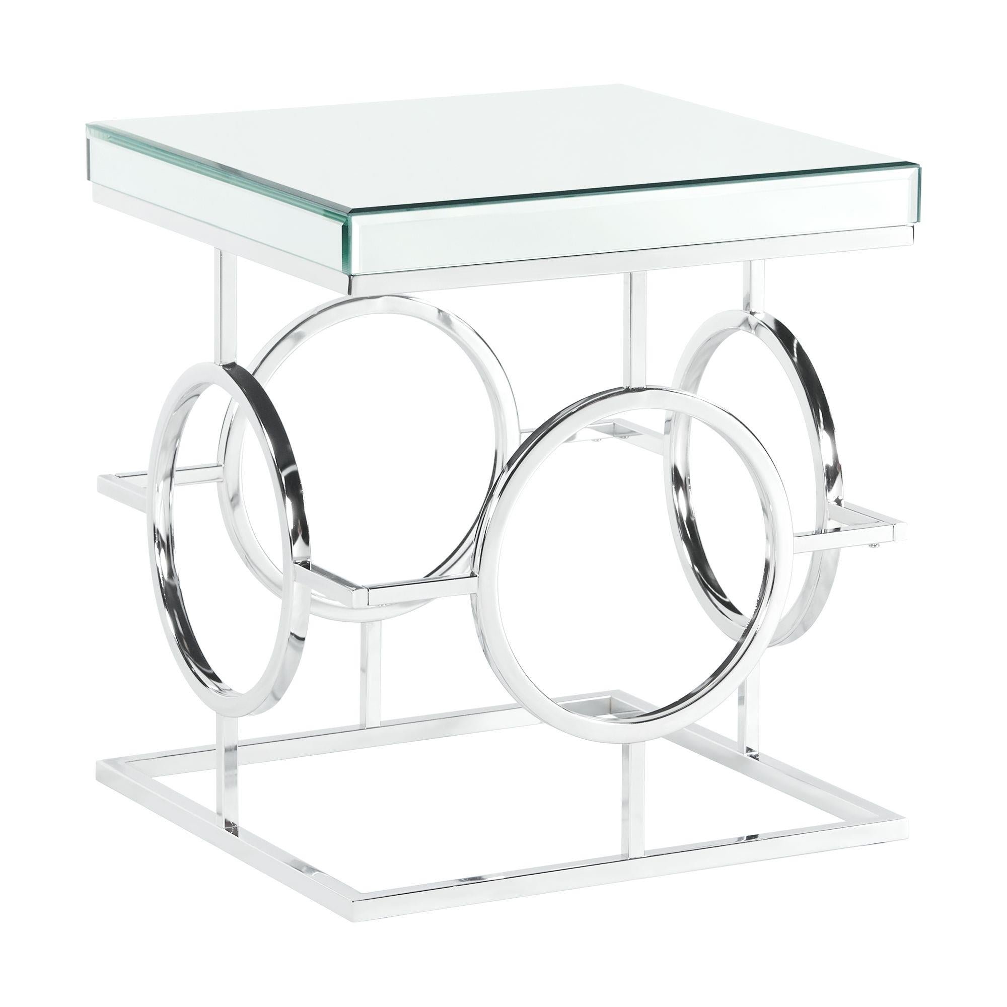 Elements International Pearl CTPL100ET End Table - Image 1