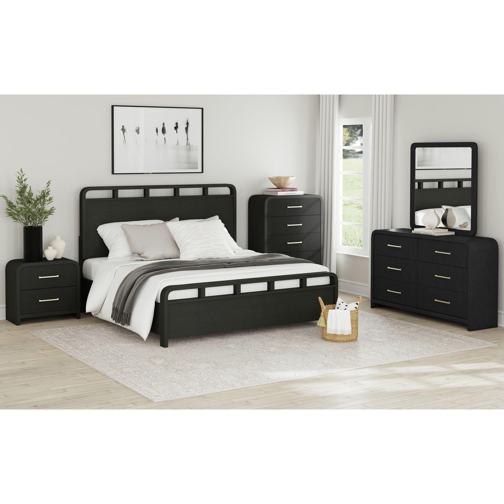 Elements International Ridgemont B-14440-8W-FB Full Panel Bed - Image 3