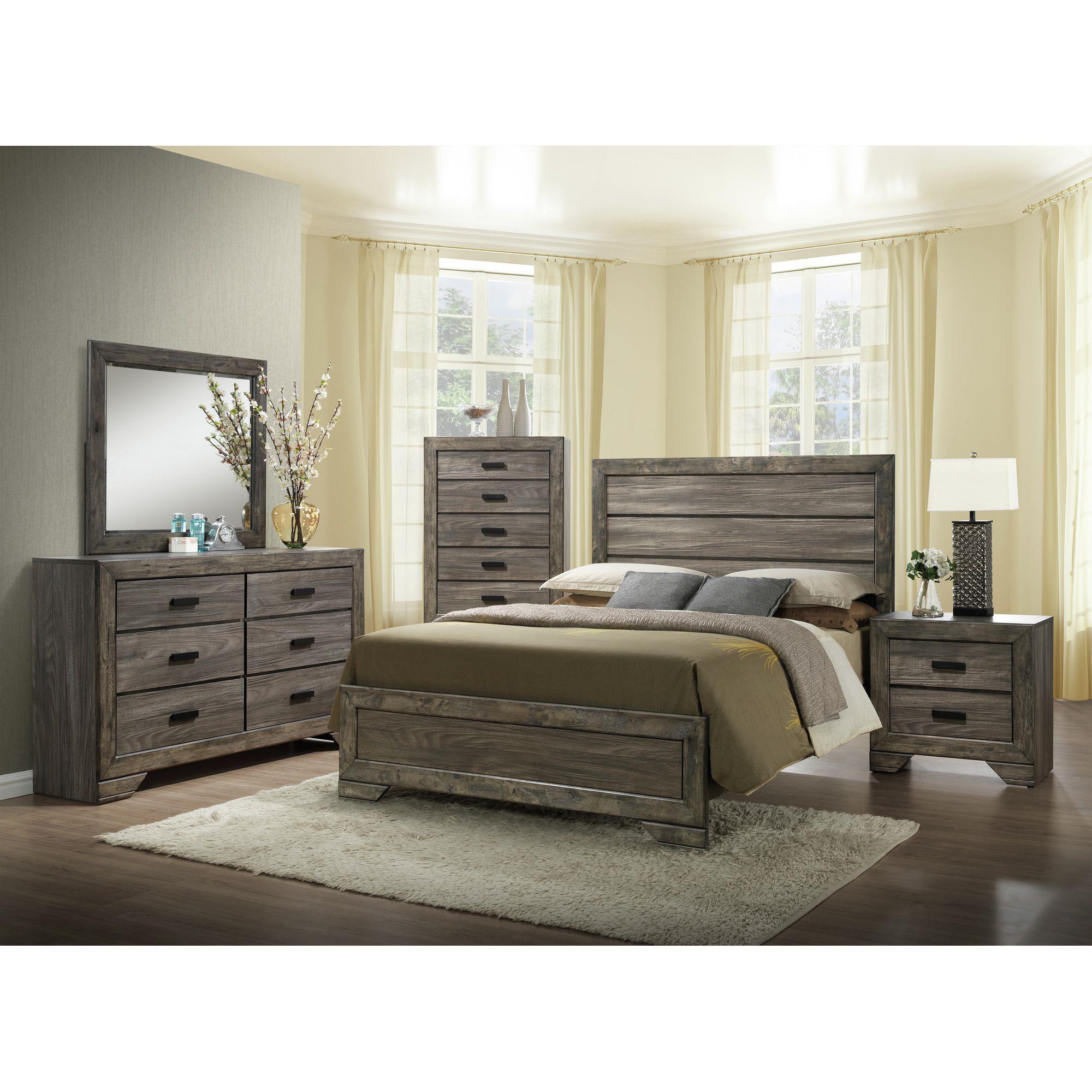 Elements International Nathan NH100KB King Bed - Image 3