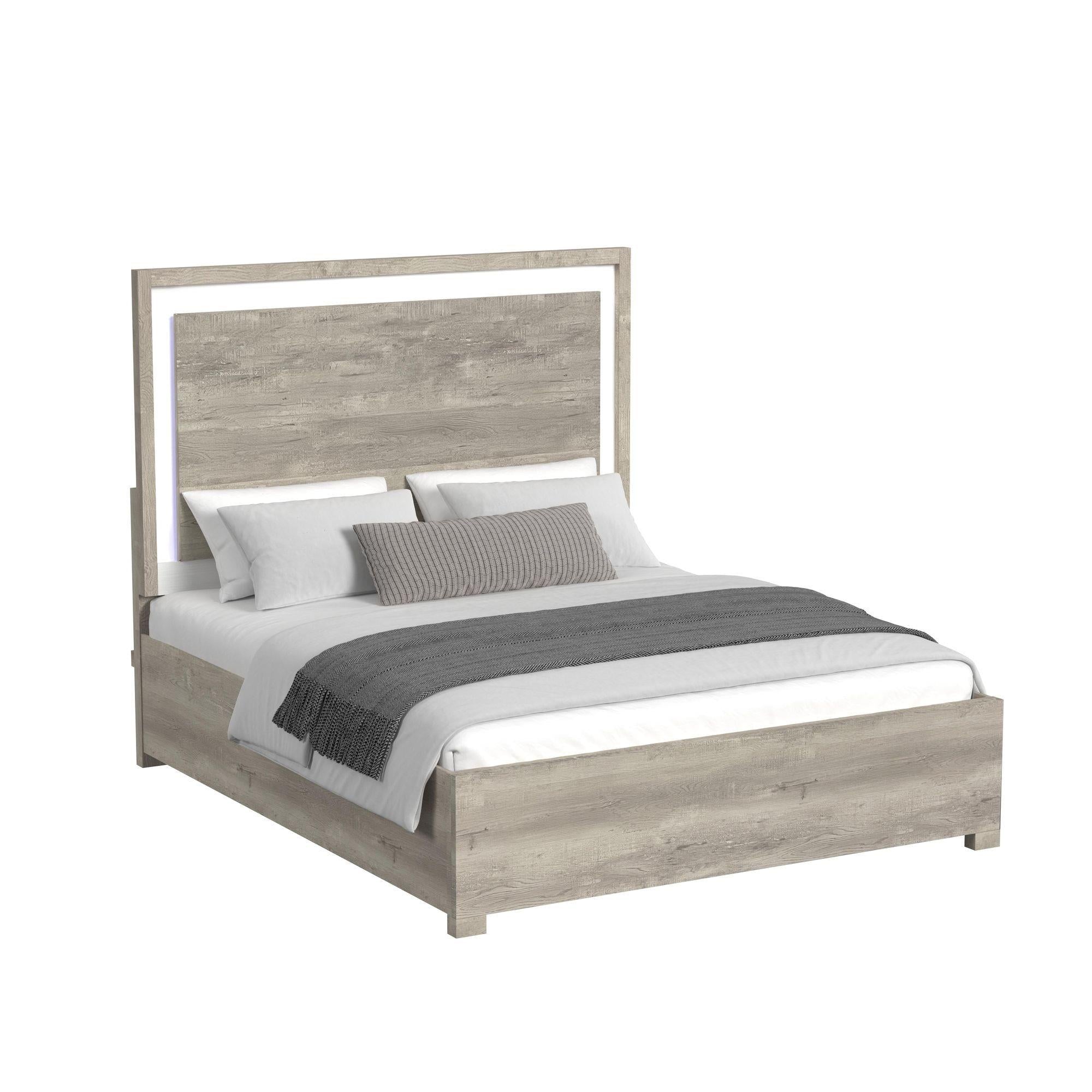 Elements International San Matteo B-16010-7-KBL King Bed - Image 1
