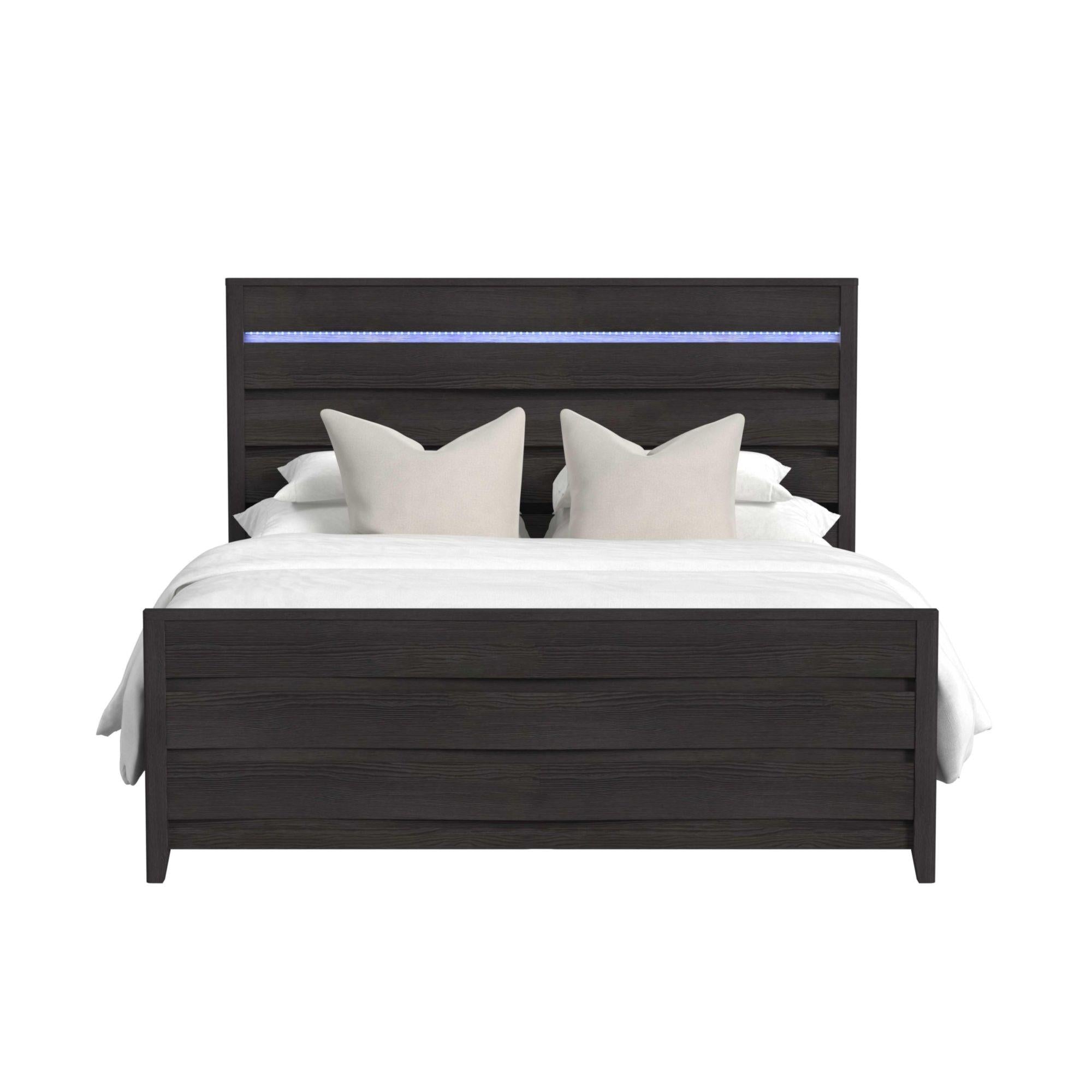Elements International Tobias B-15990-8-KBL King Bed - Image 2