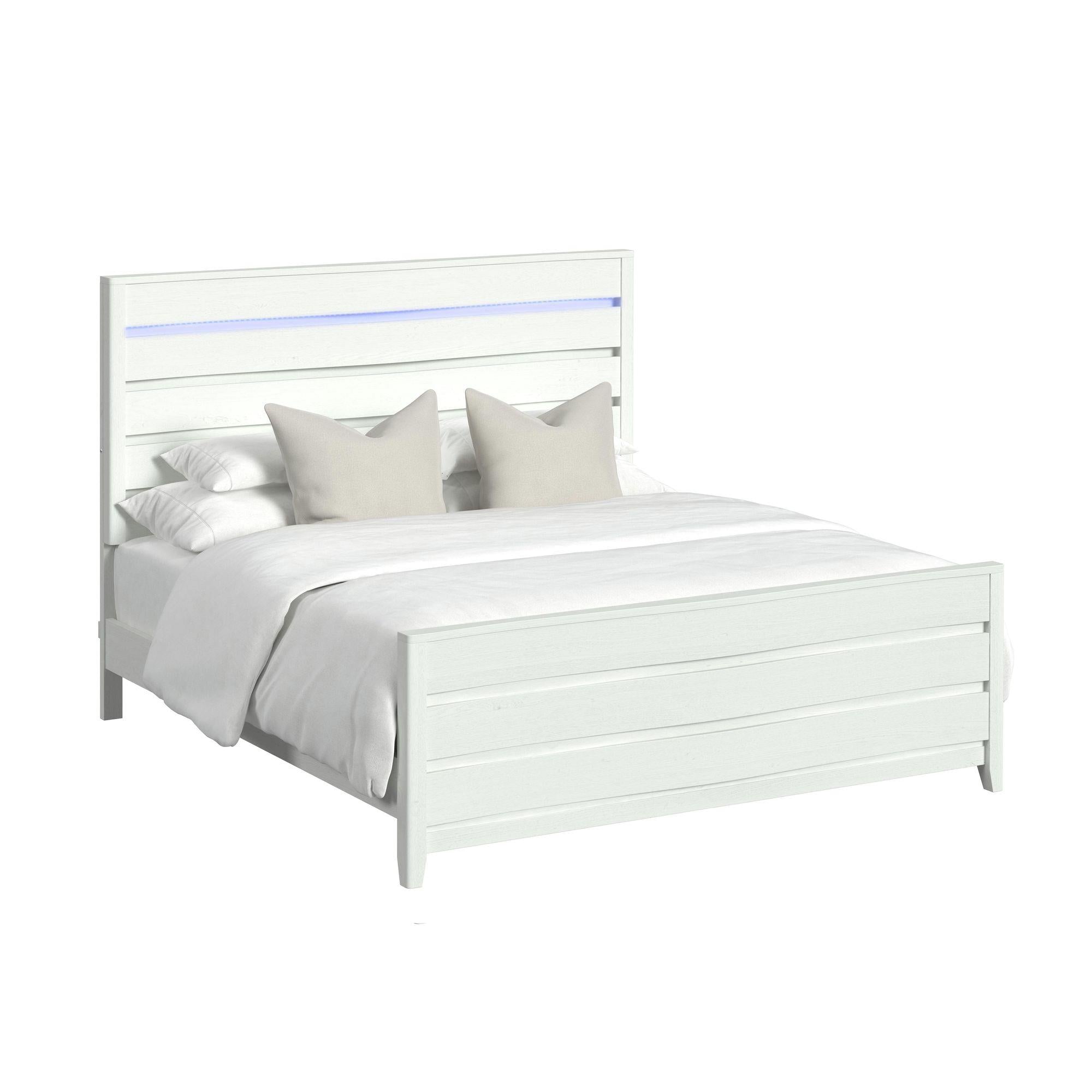 Elements International Tobias B-15990-7-KBL King Bed - Image 1