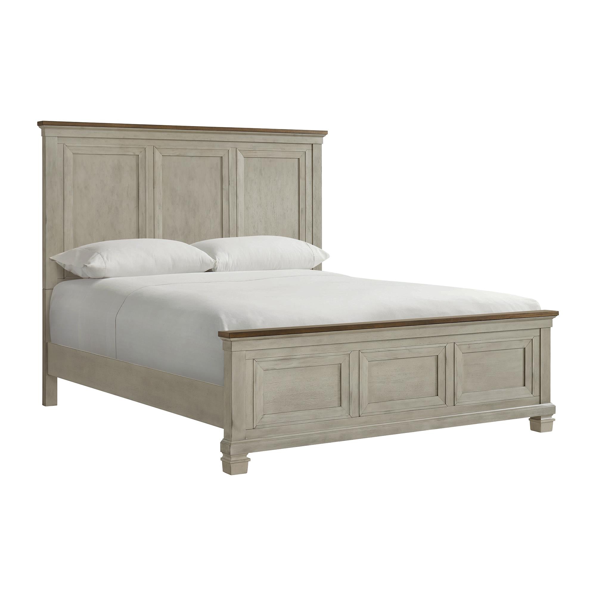 Elements International Farmington B-9890-7-KB King Panel Bed - Image 1