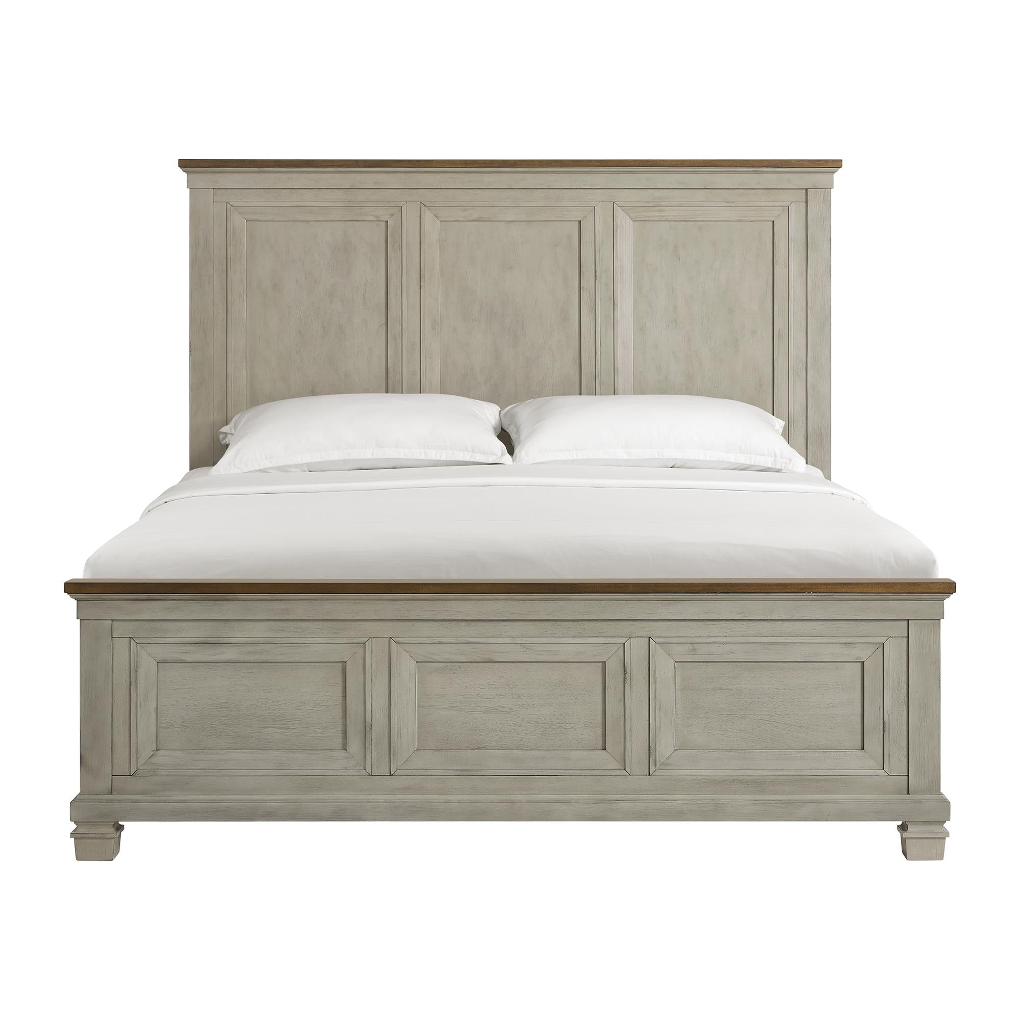 Elements International Farmington B-9890-7-KB King Panel Bed - Image 2