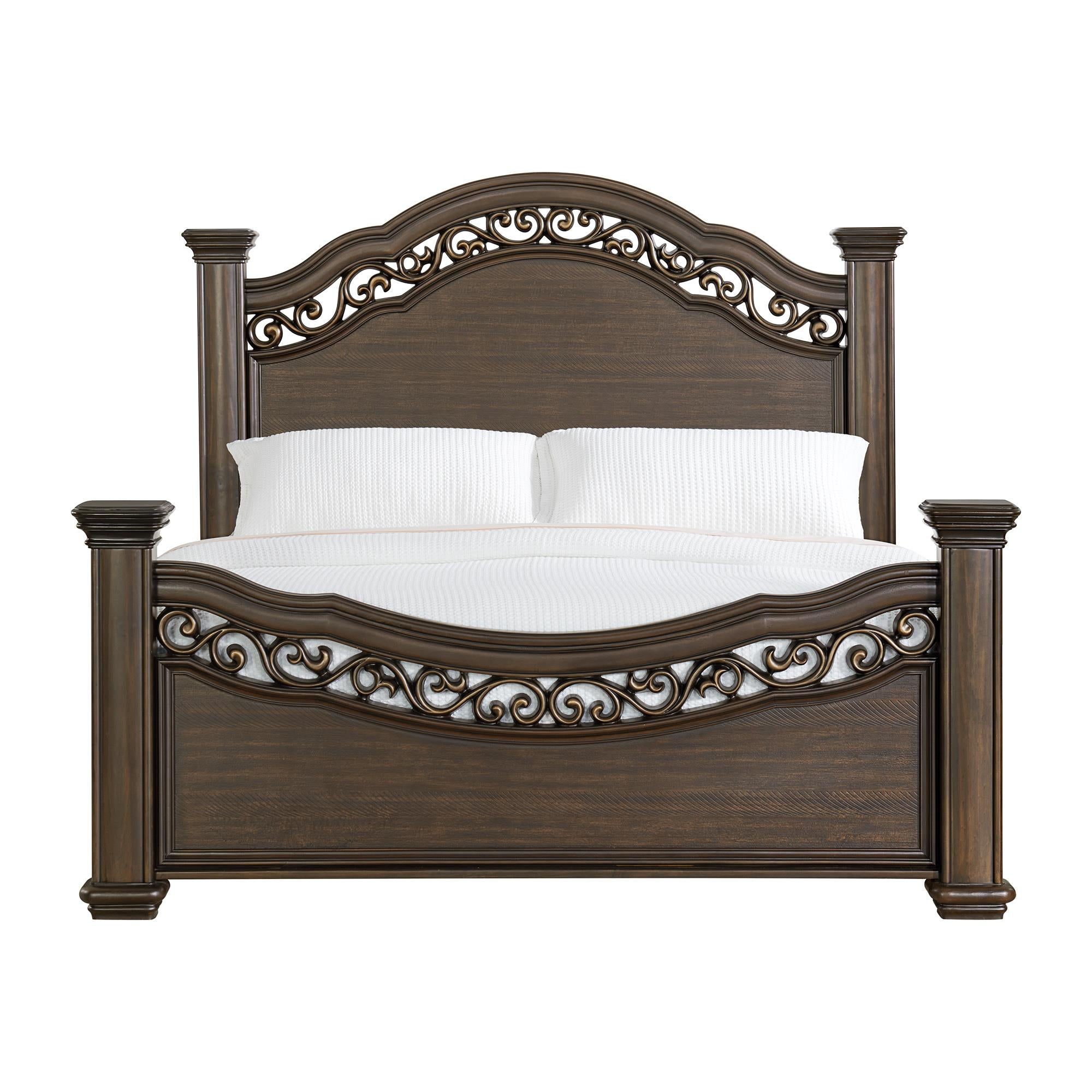 Elements International Brunswick B-13070-5-KB King Panel Bed - Image 2
