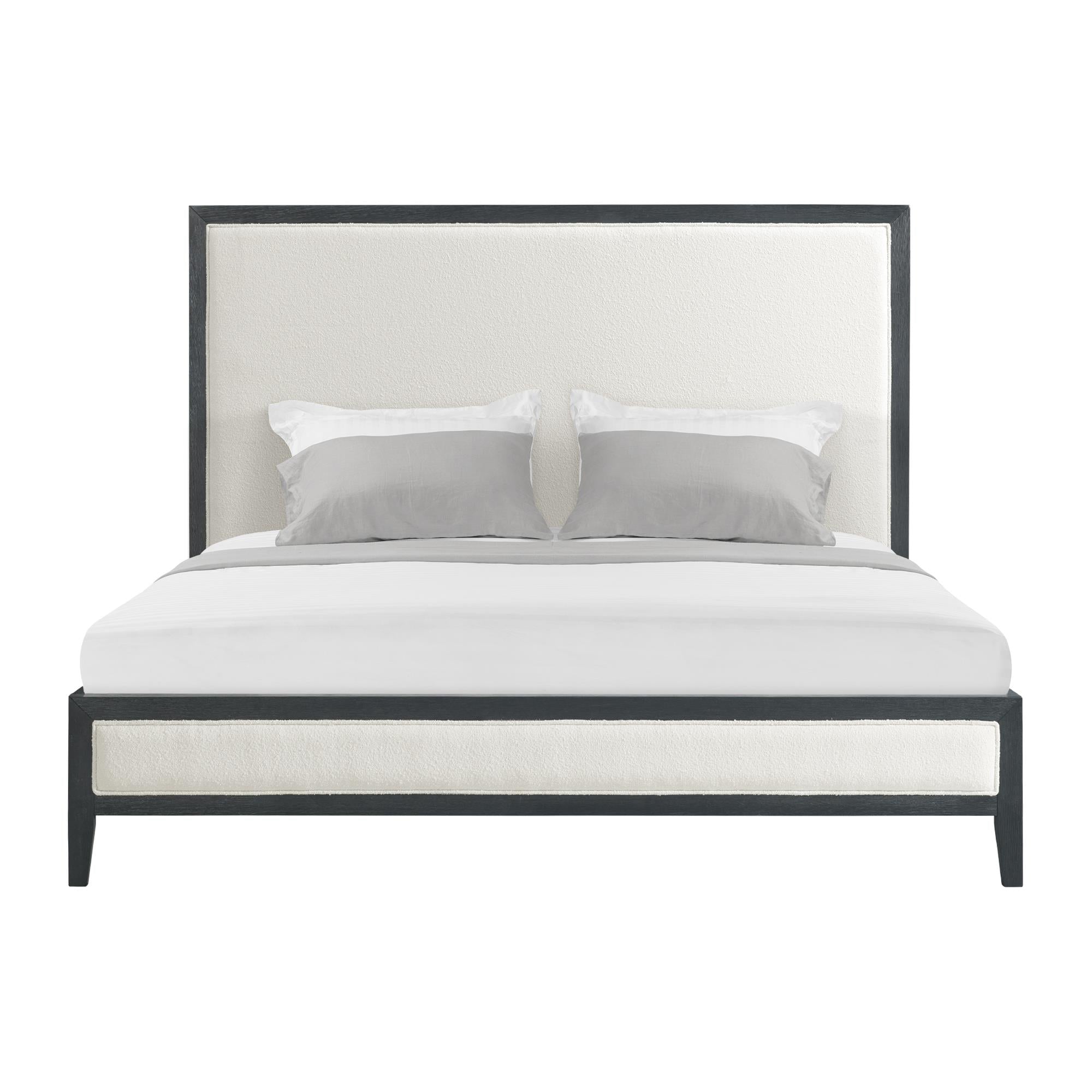 Elements International Versailles Contemporary B-3690-8W-KB1 King Panel Bed - Image 2