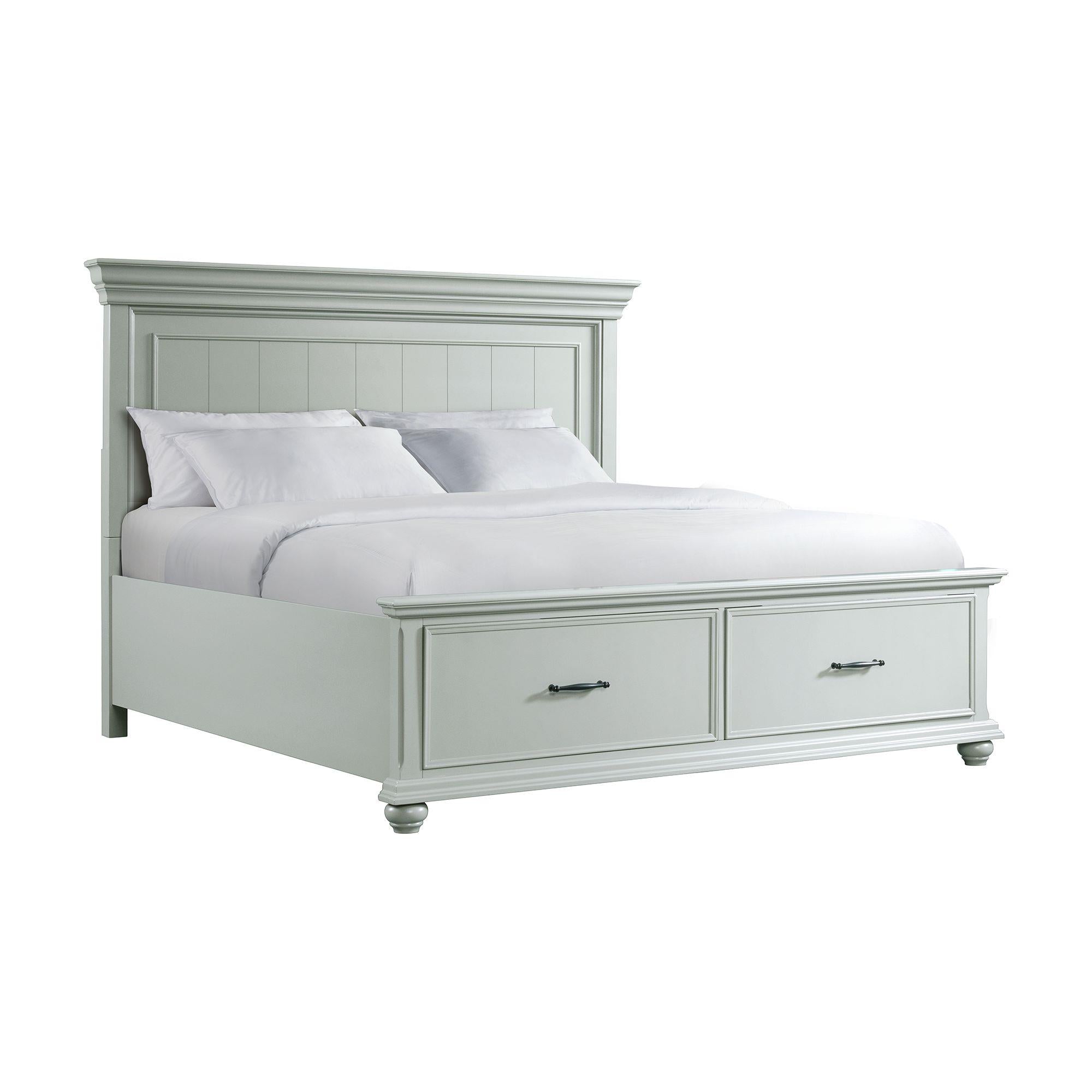 Elements International Slater SR350KB King Platform Storage Bed - Image 1