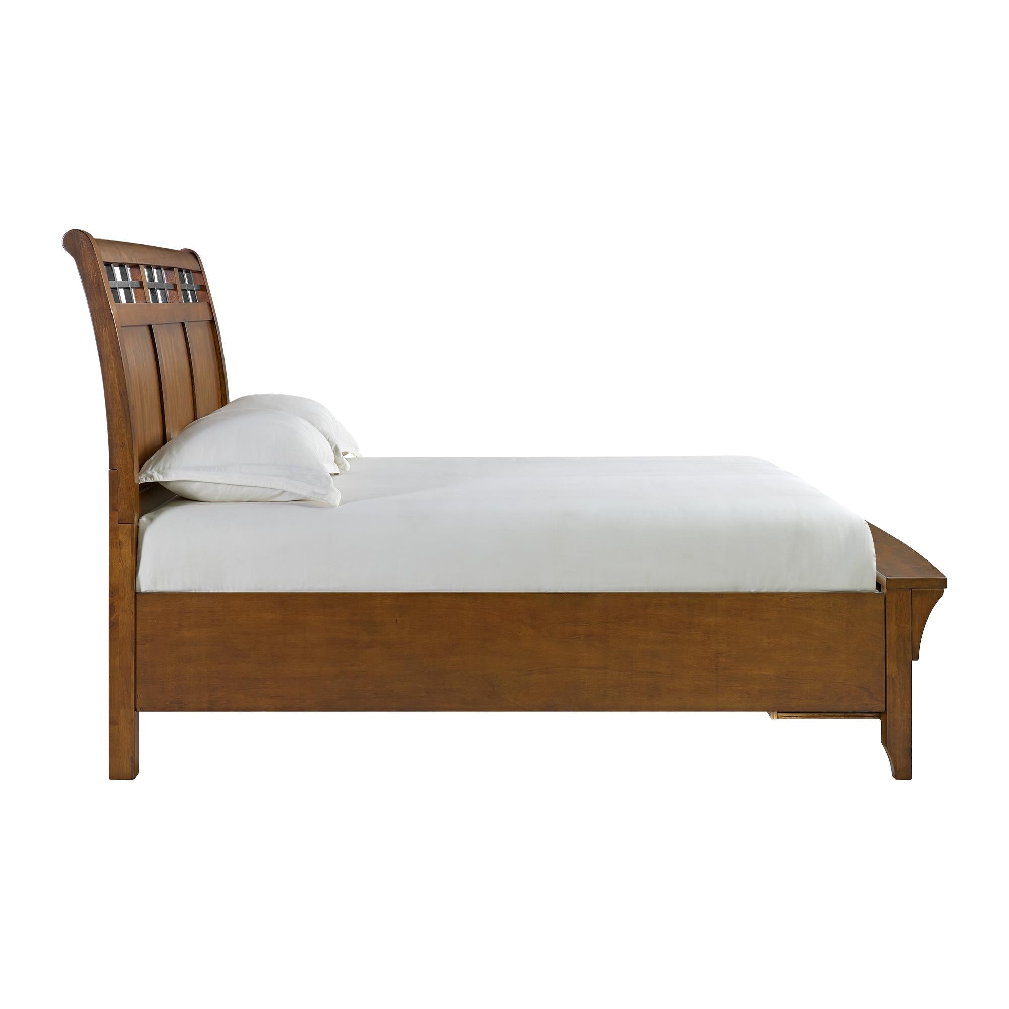 Elements International Gage B-15580-5-KSB King Sleigh Storage Bed - Image 3