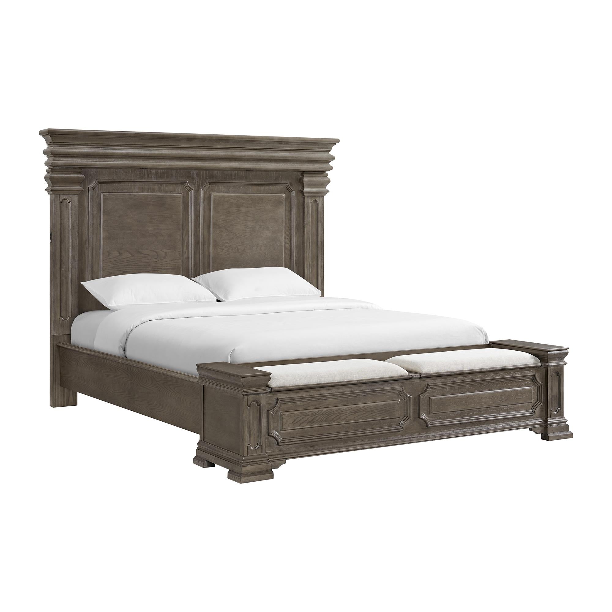Elements International Kings Court B.10315.KSB King Storage Bed - Image 1