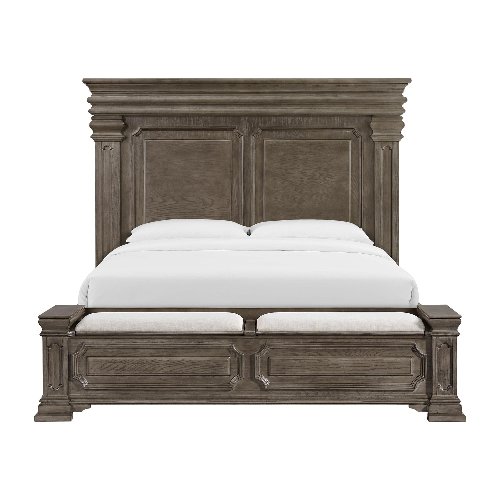 Elements International Kings Court B.10315.KSB King Storage Bed - Image 2