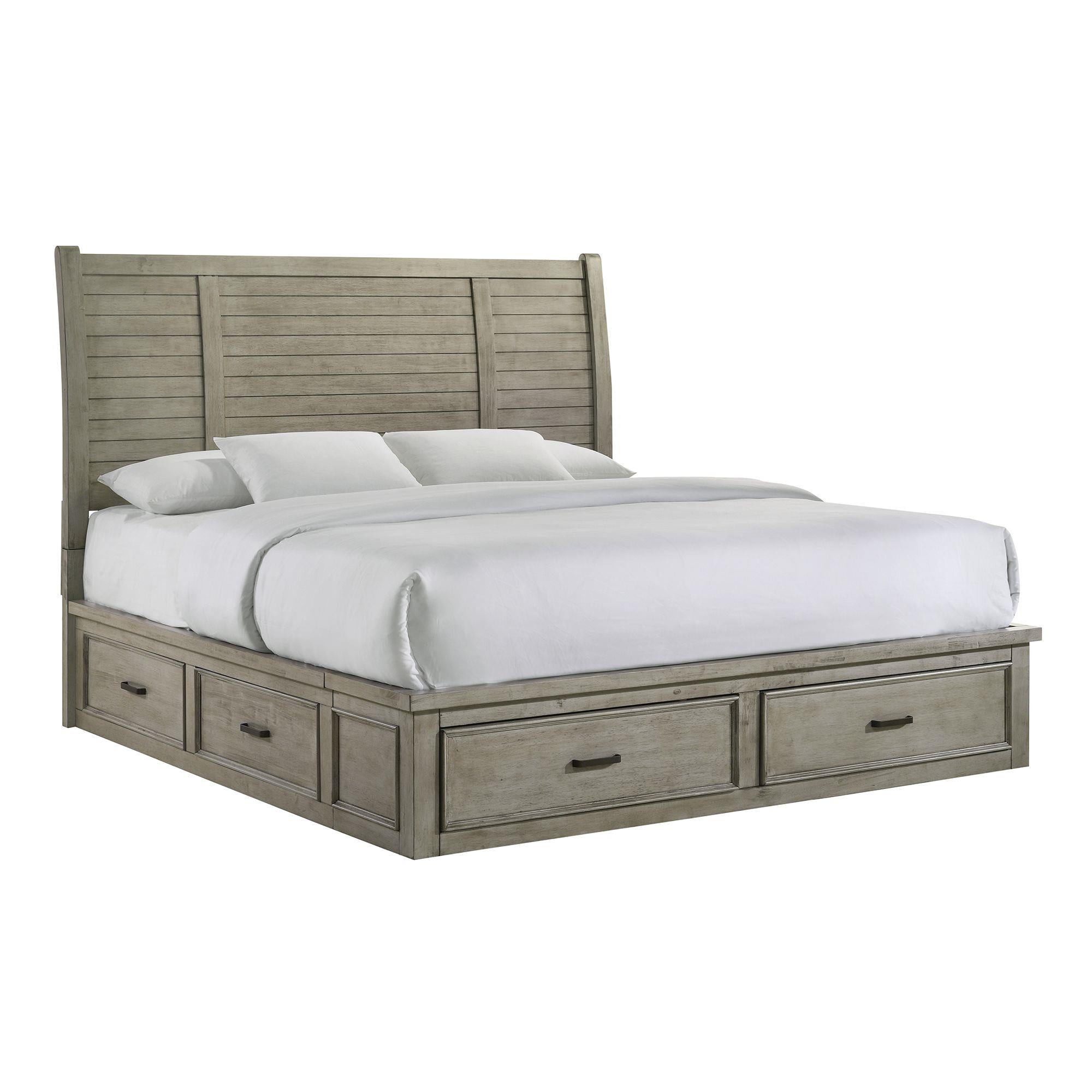 Elements International Sullivan SV300KB King Storage Bed - Image 1
