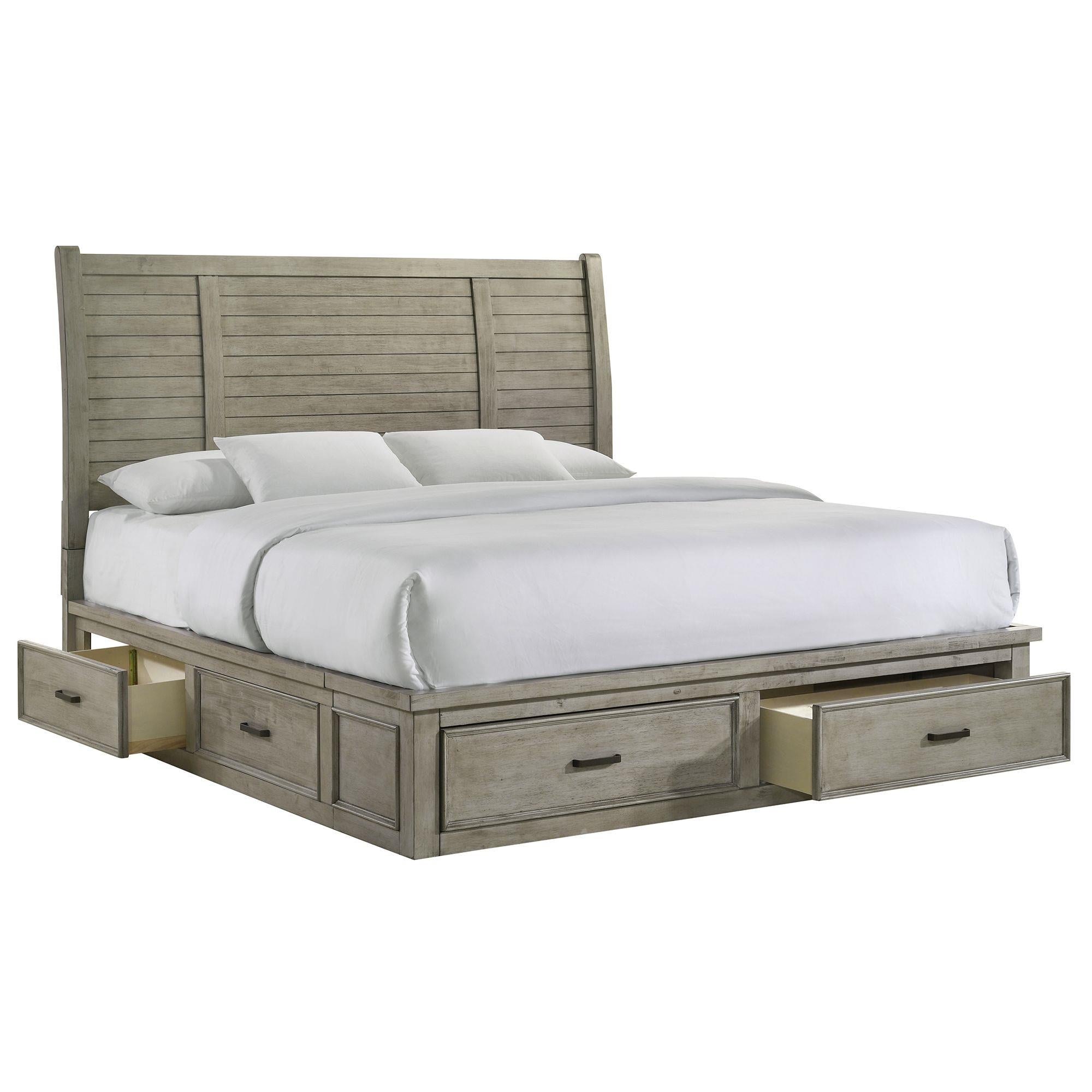 Elements International Sullivan SV300KB King Storage Bed - Image 2