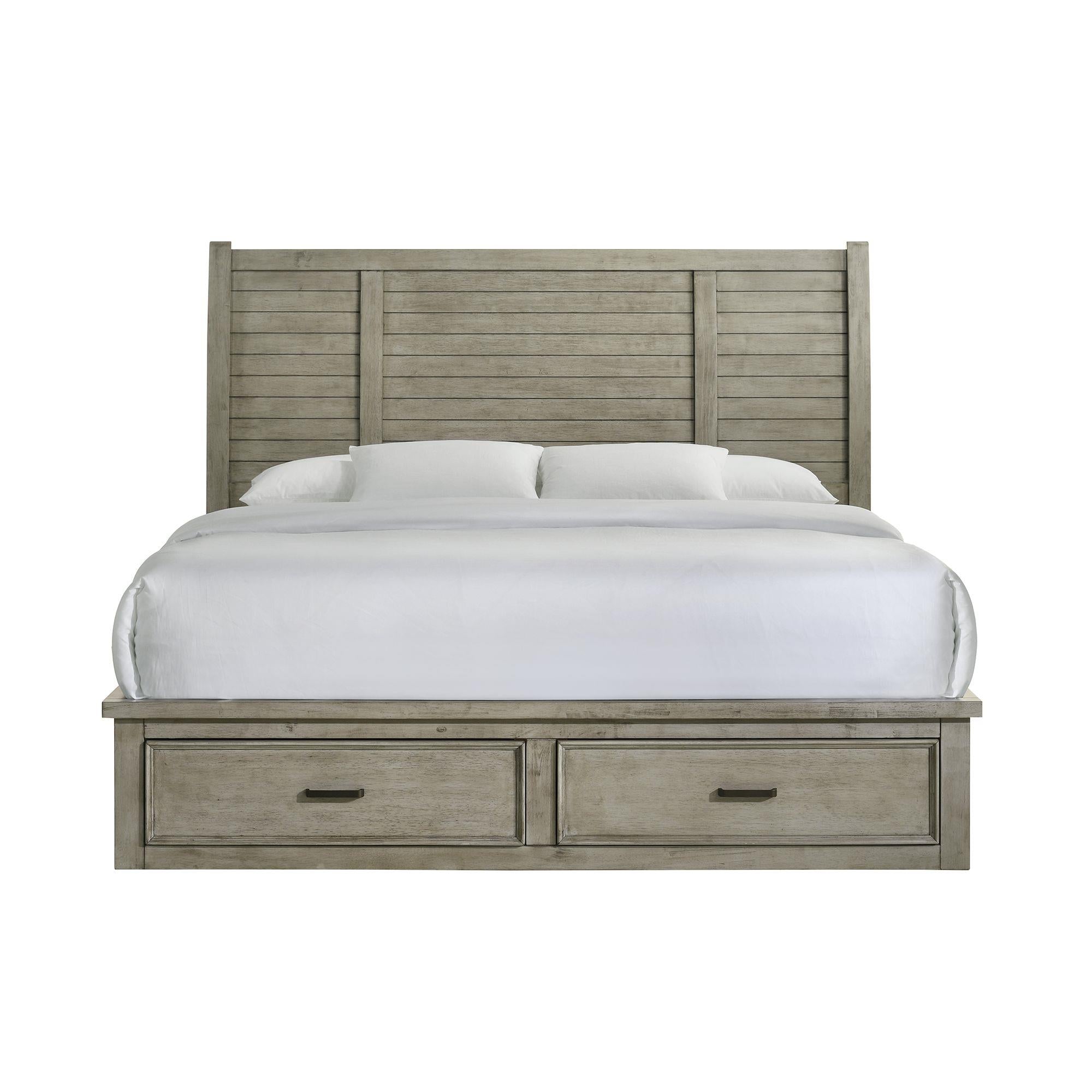 Elements International Sullivan SV300KB King Storage Bed - Image 3