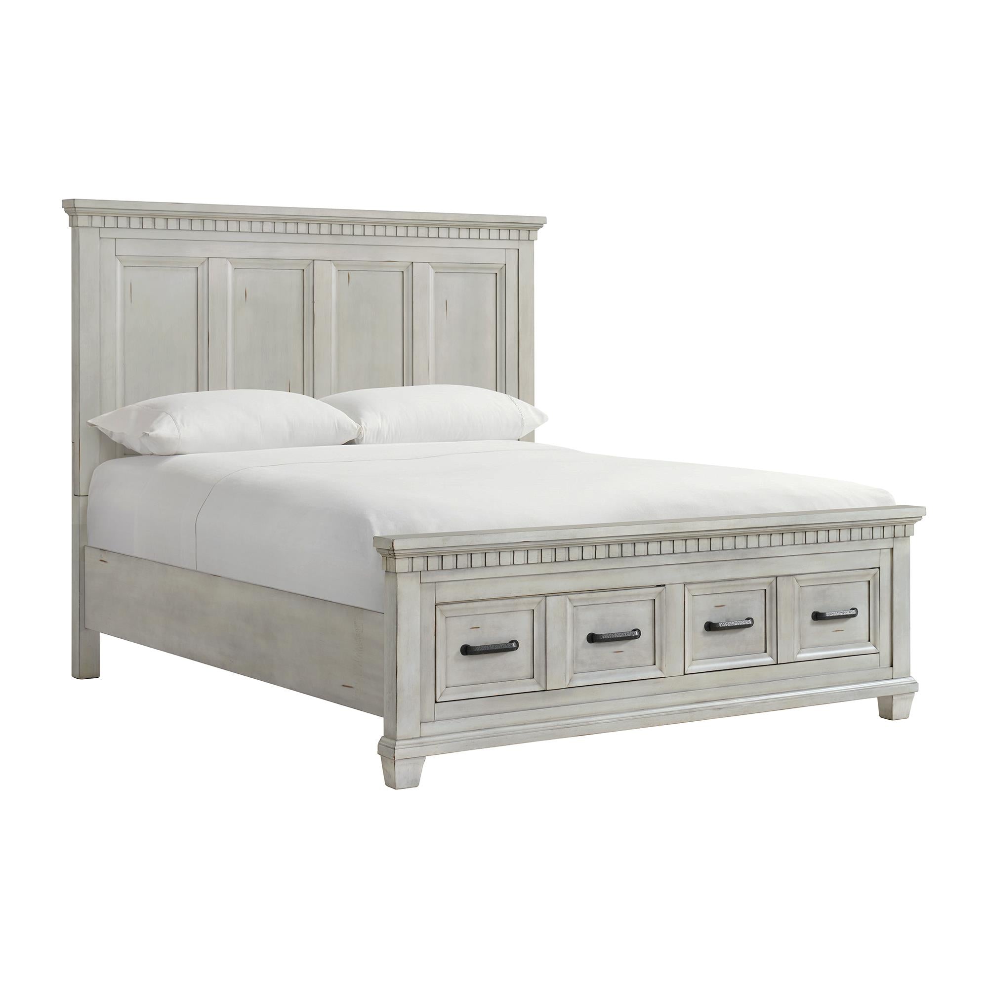 Elements International McCoy B-10530-7-KSB King Storage Bed