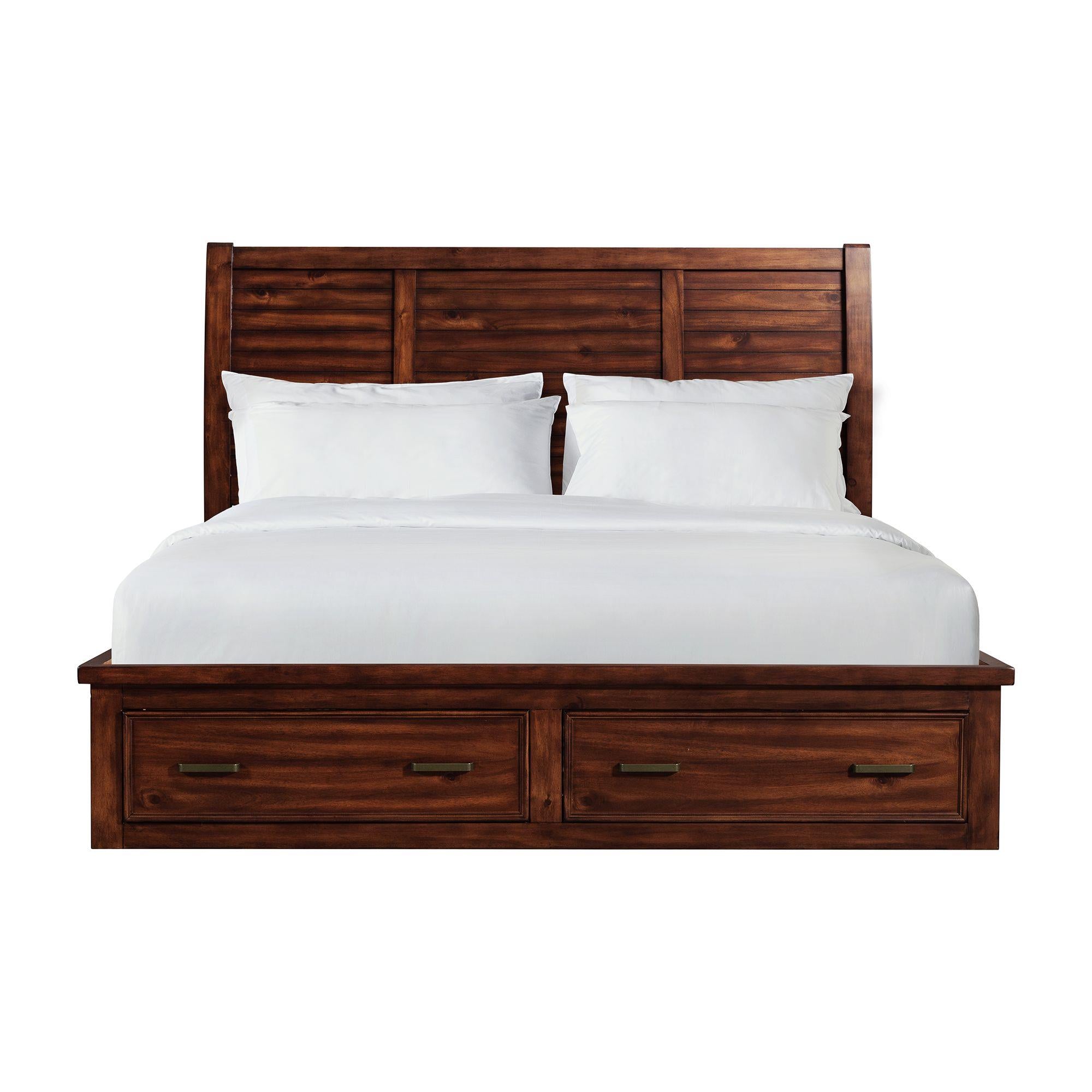 Elements International Sullivan SV600KB King Storage Bed - Image 2