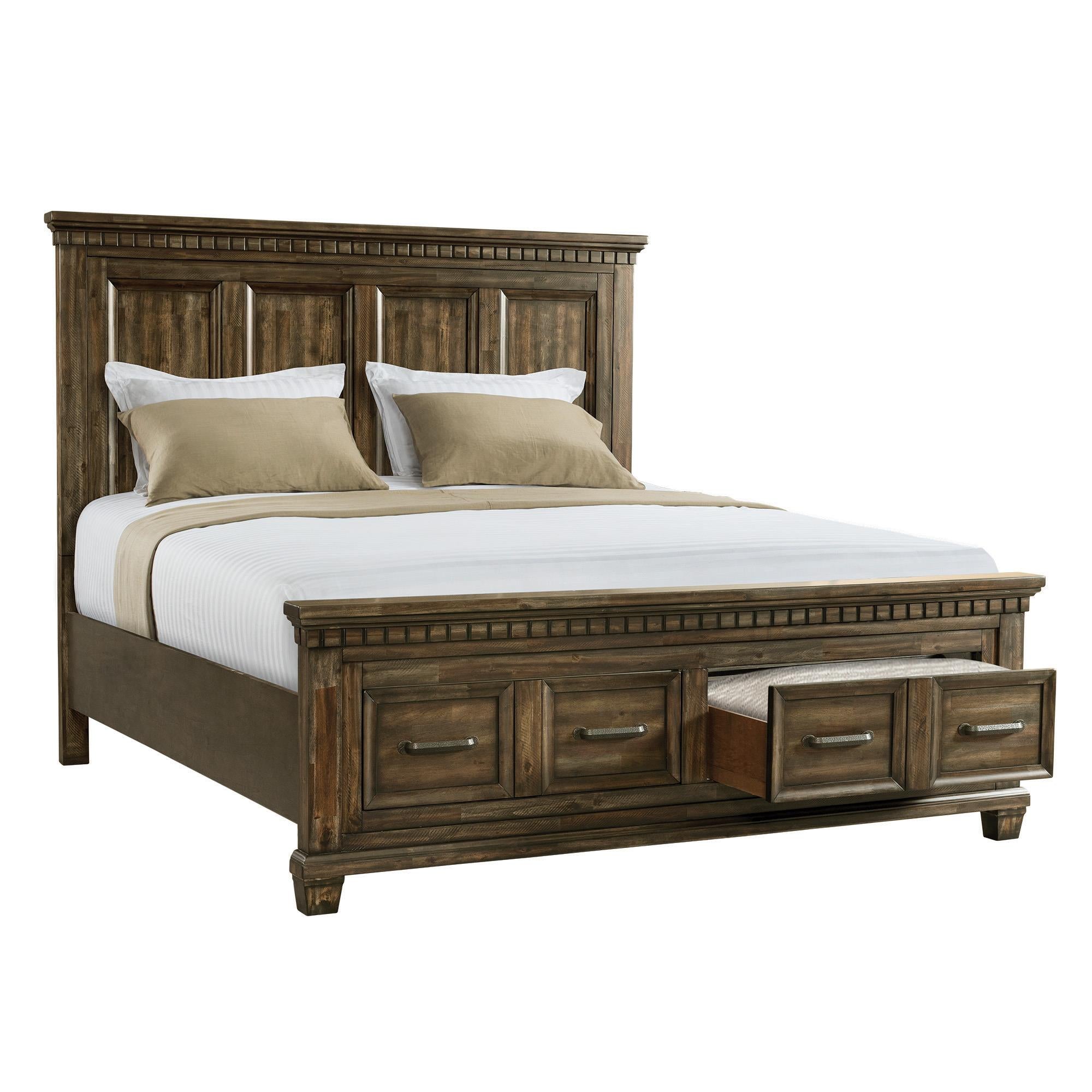 Elements International McCoy B-10530-5-KSB King Storage Bed - Image 2