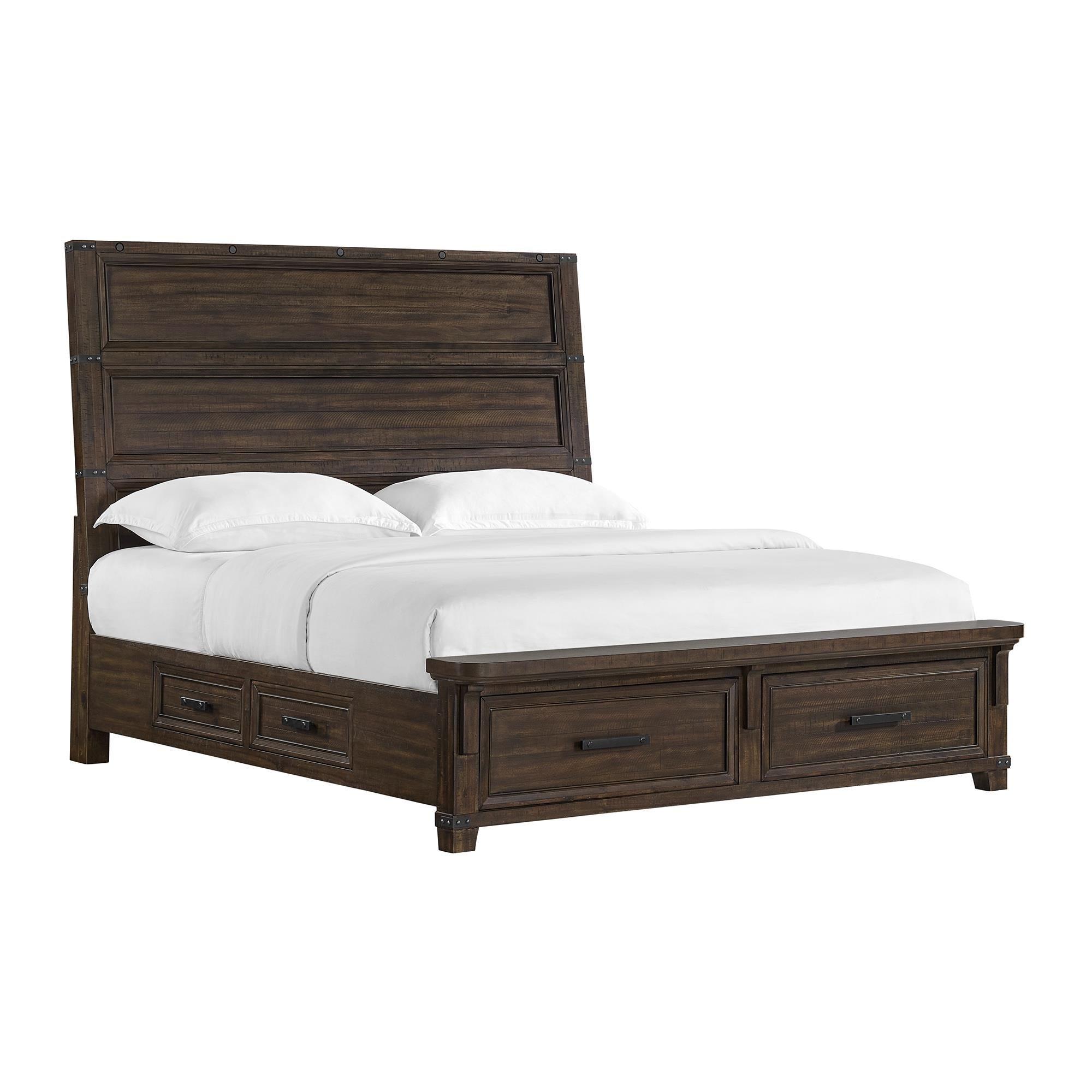 Elements International Colorado City B-13010-8-KSB King Storage Bed - Image 1