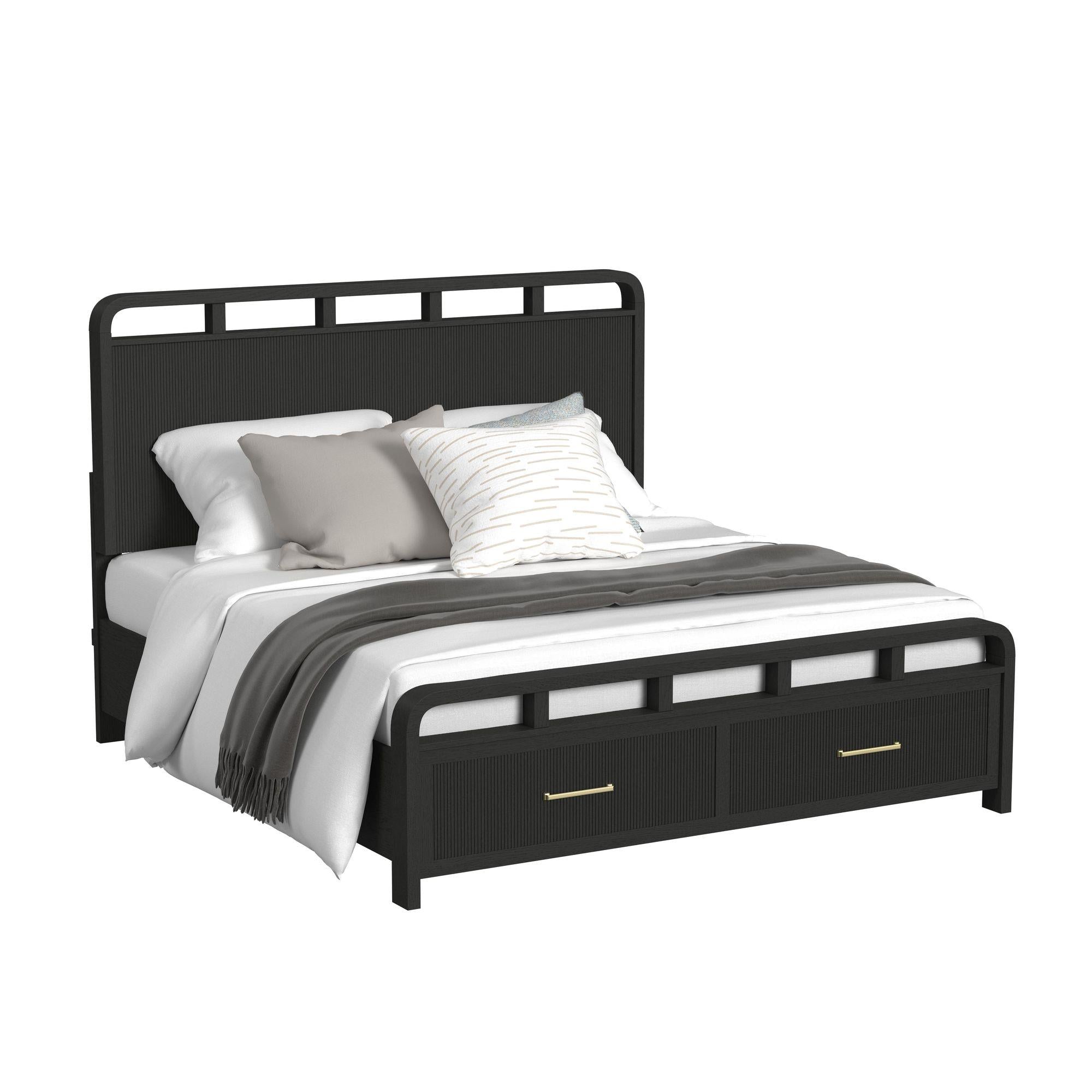 Elements International Ridgemont B-14440-8W-KSB King Storage Bed - Image 1