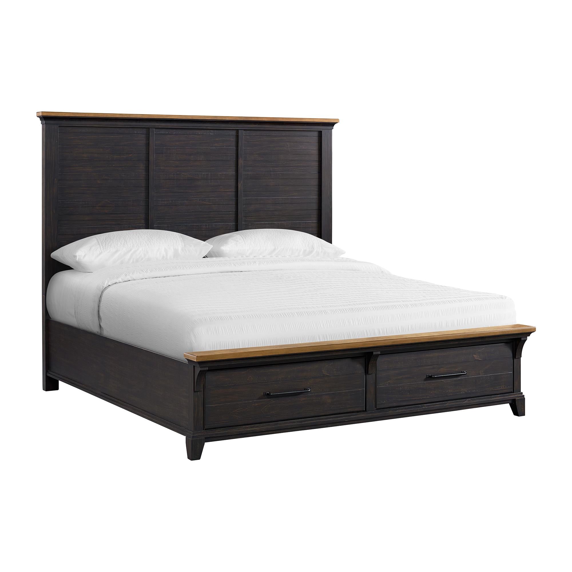 Elements International Montrose B-16670-5-KSB King Storage Bed - Image 1