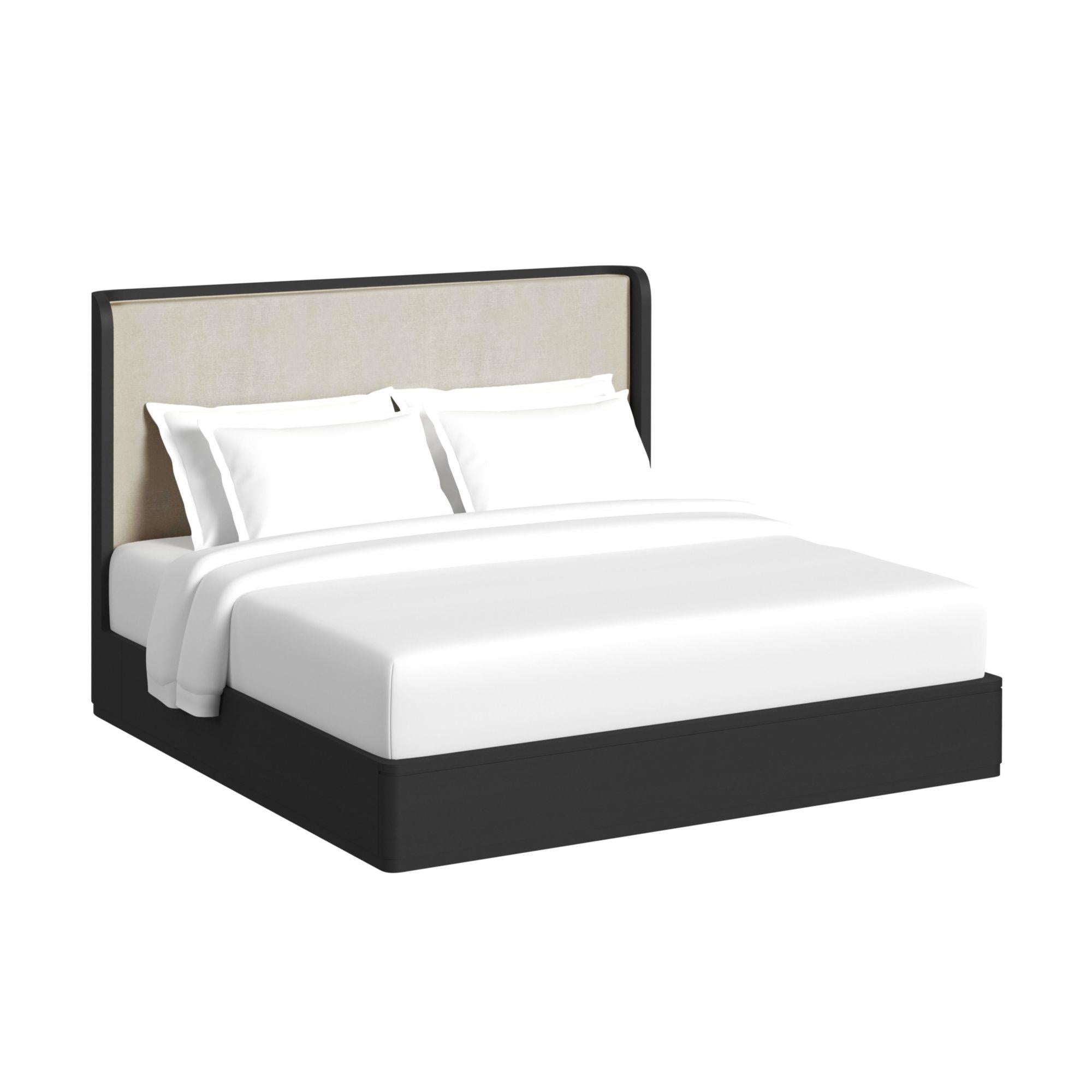 Elements International Rosalie B-16860-8-KB King Upholstered Bed - Image 1