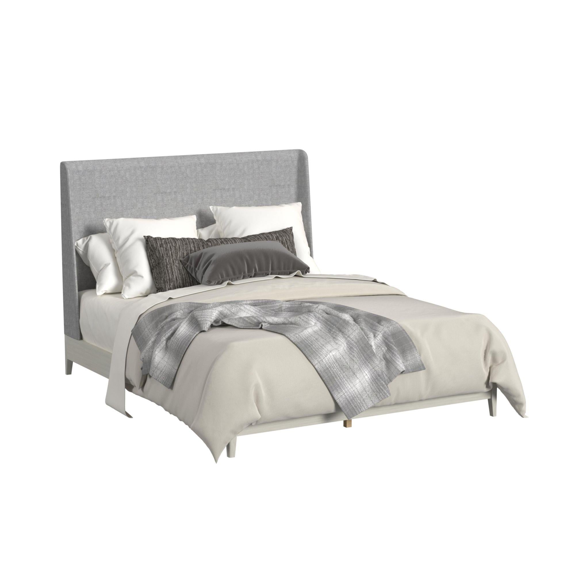 Elements International Westland B-13000-6-KUB King Upholstered Bed - Image 1