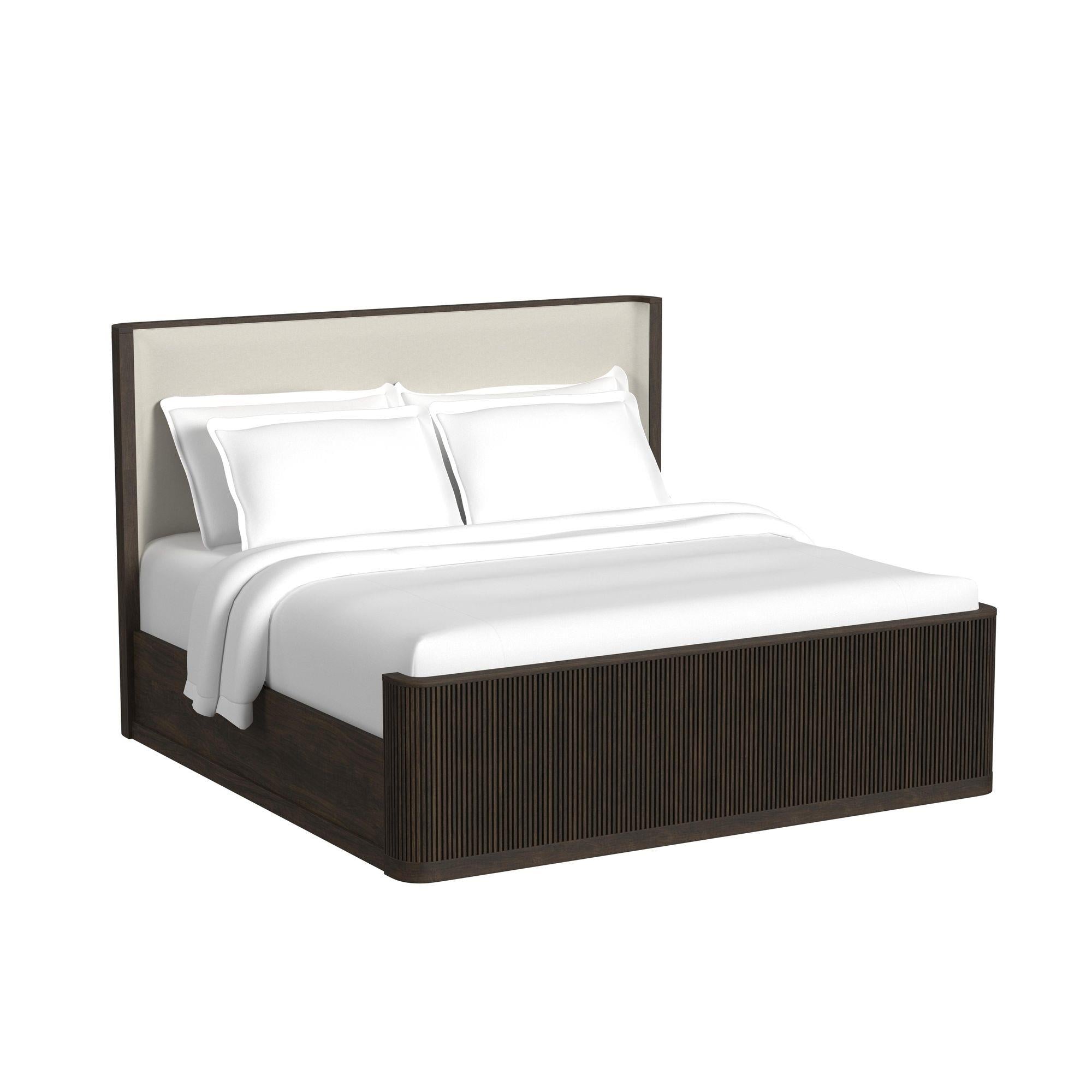 Elements International Sylvie B-16000-5-KUB King Upholstered Bed - Image 1