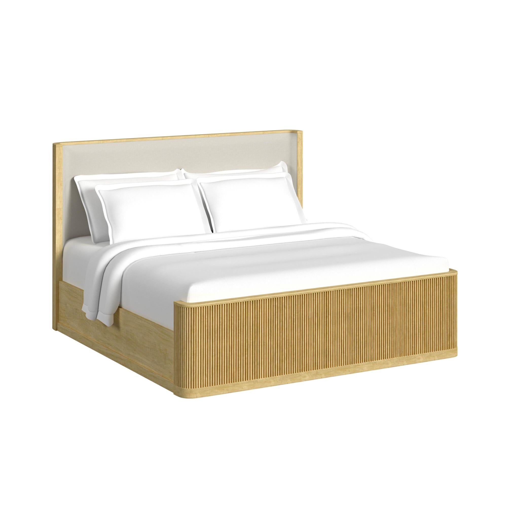 Elements International Sylvie B-16000-6-KUB King Upholstered Bed - Image 1