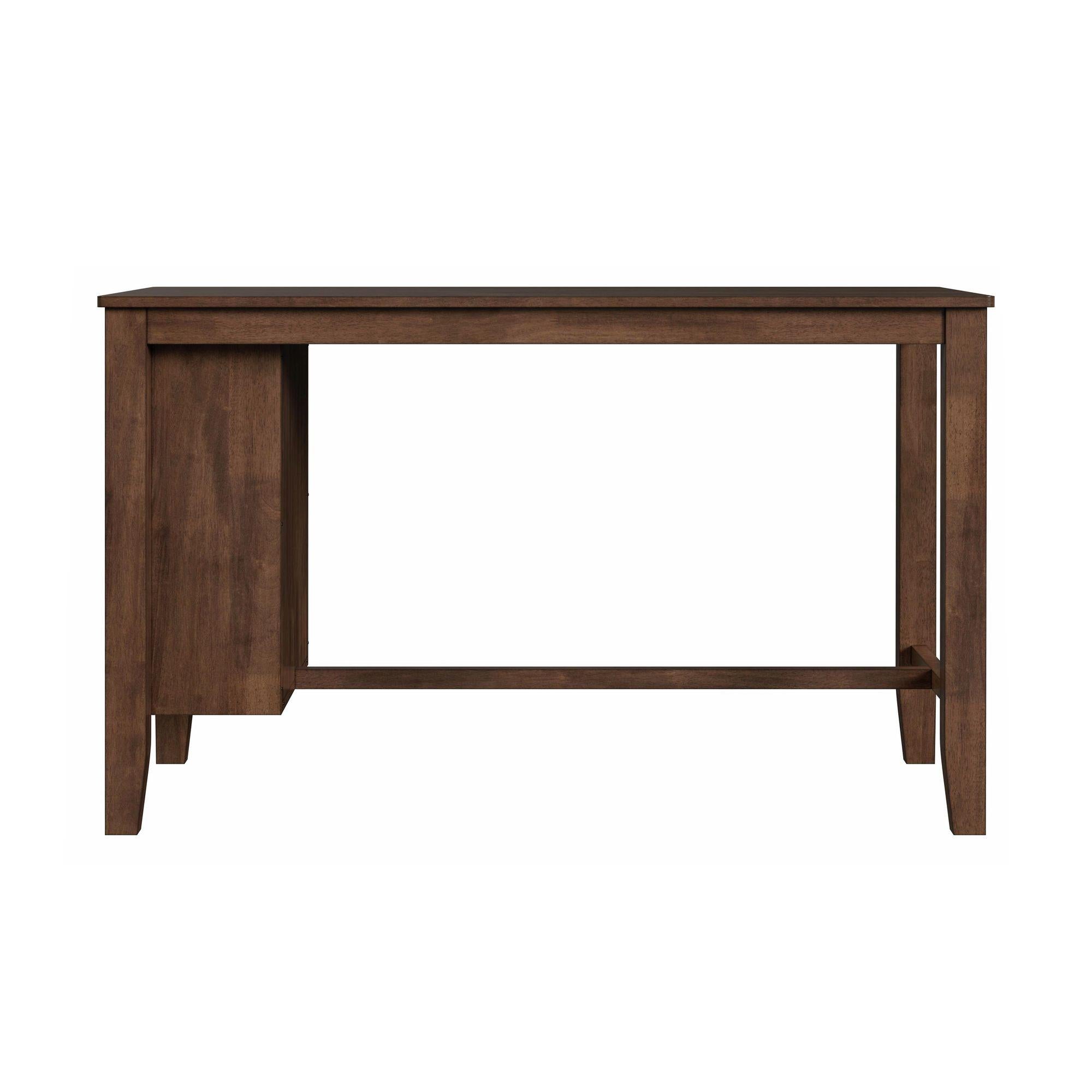 Elements International Santa Barbara D-16550-5-KI Kitchen Island & 2 Counter Stools - Image 2