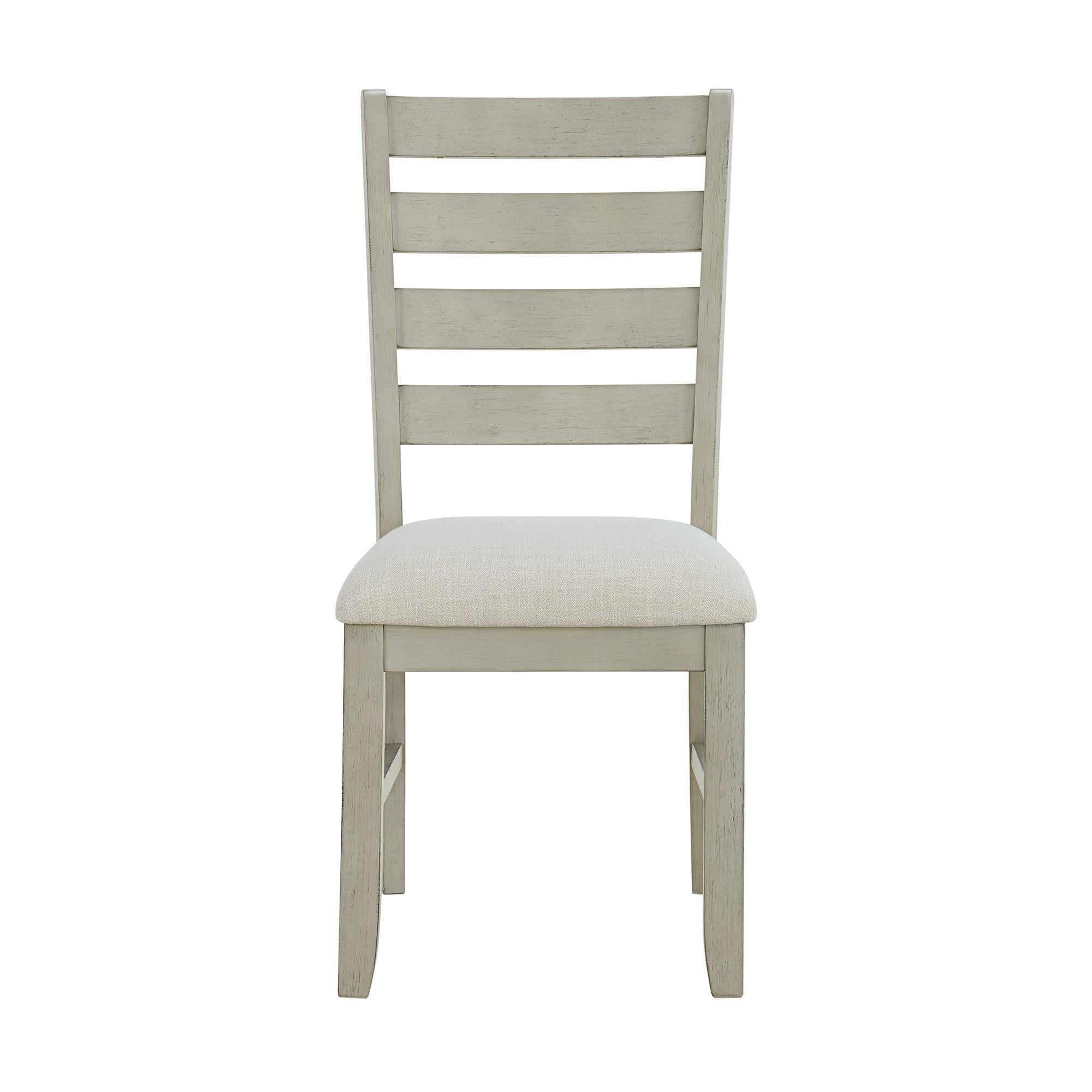 Elements International Farmington D-9890-7-SC Ladder Back Dining Side Chair - Image 2
