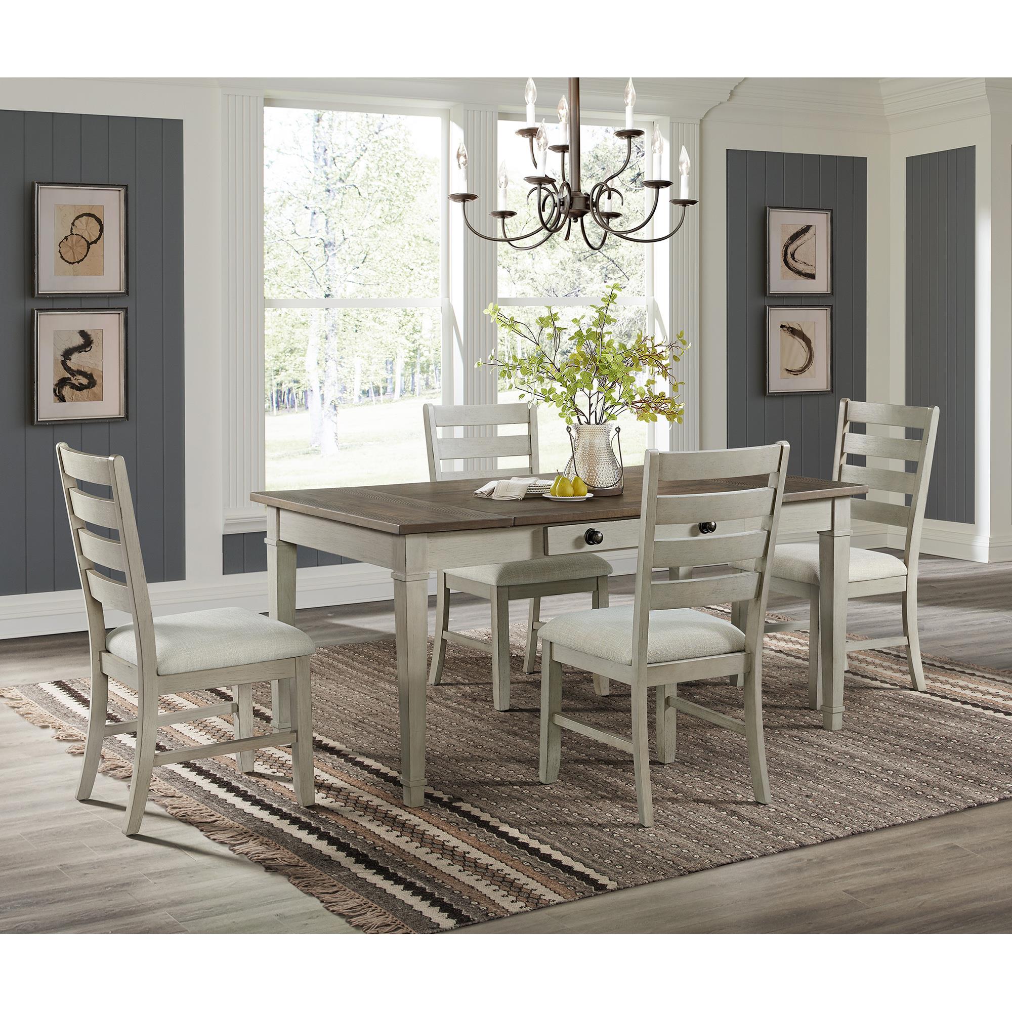Elements International Farmington D-9890-7-SC Ladder Back Dining Side Chair - Image 3