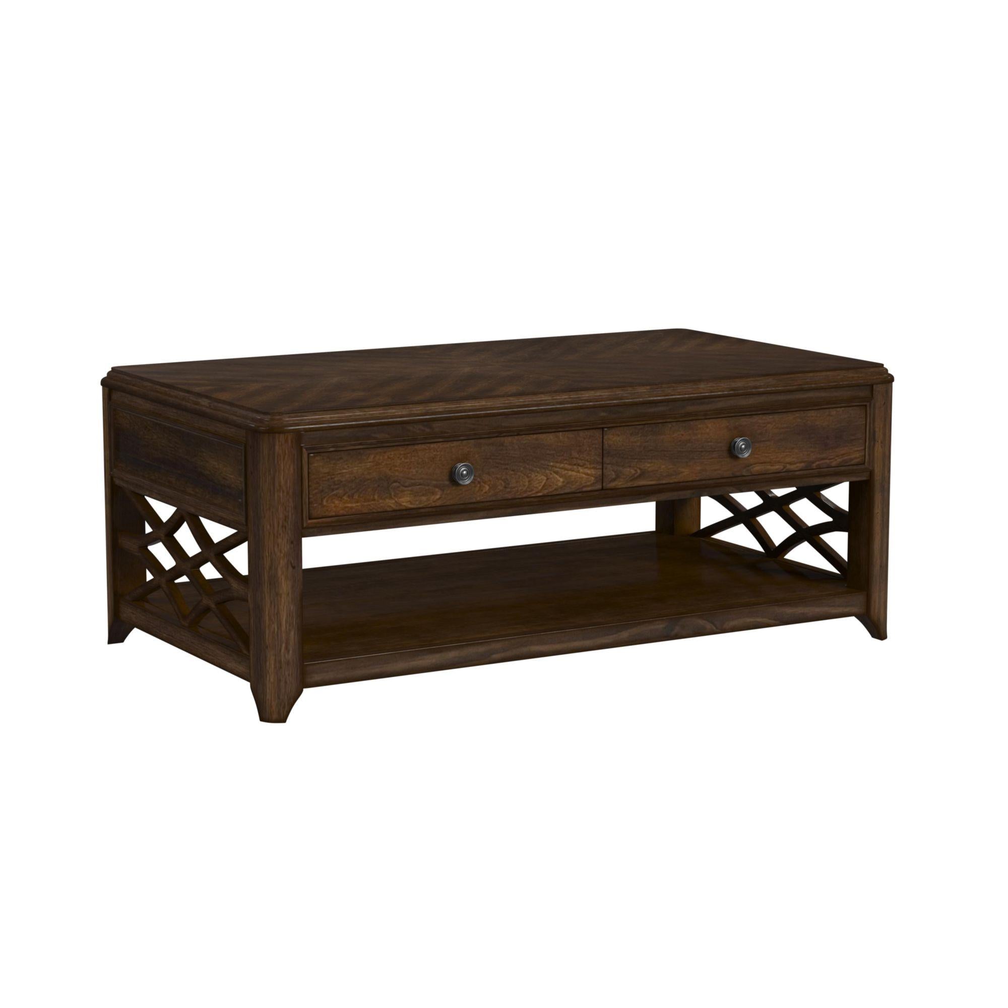 Elements International Phillipe T-5210-5-CT Lift-Top Coffee Table - Image 1