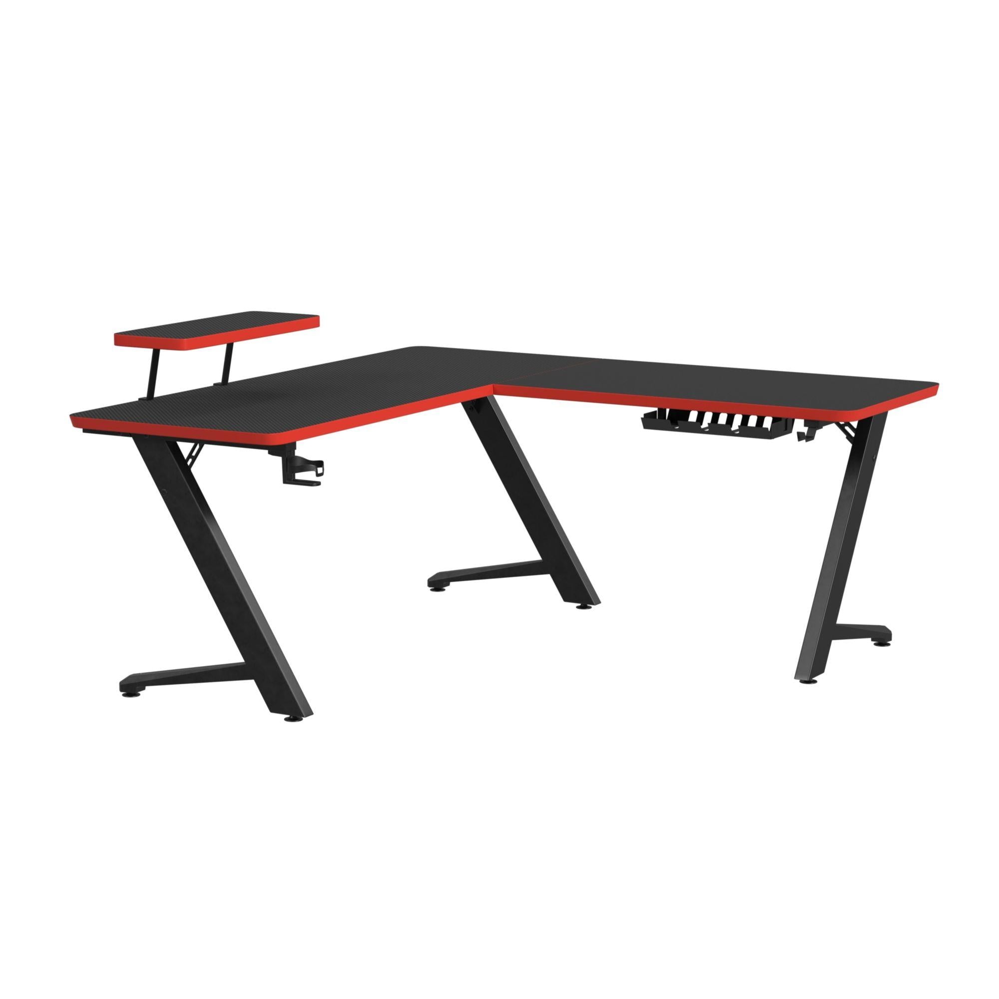 Elements International Waterside H-14230-8-DK L-Shape Desk - Image 1