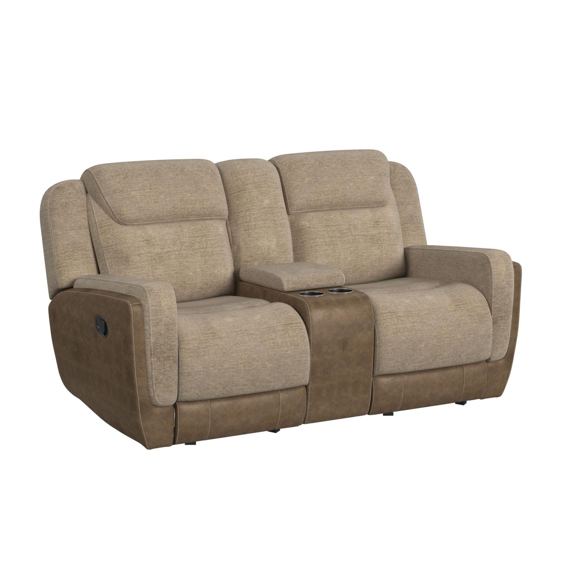 Elements International Hornet U-11550-10530-287 Motion Glider Loveseat