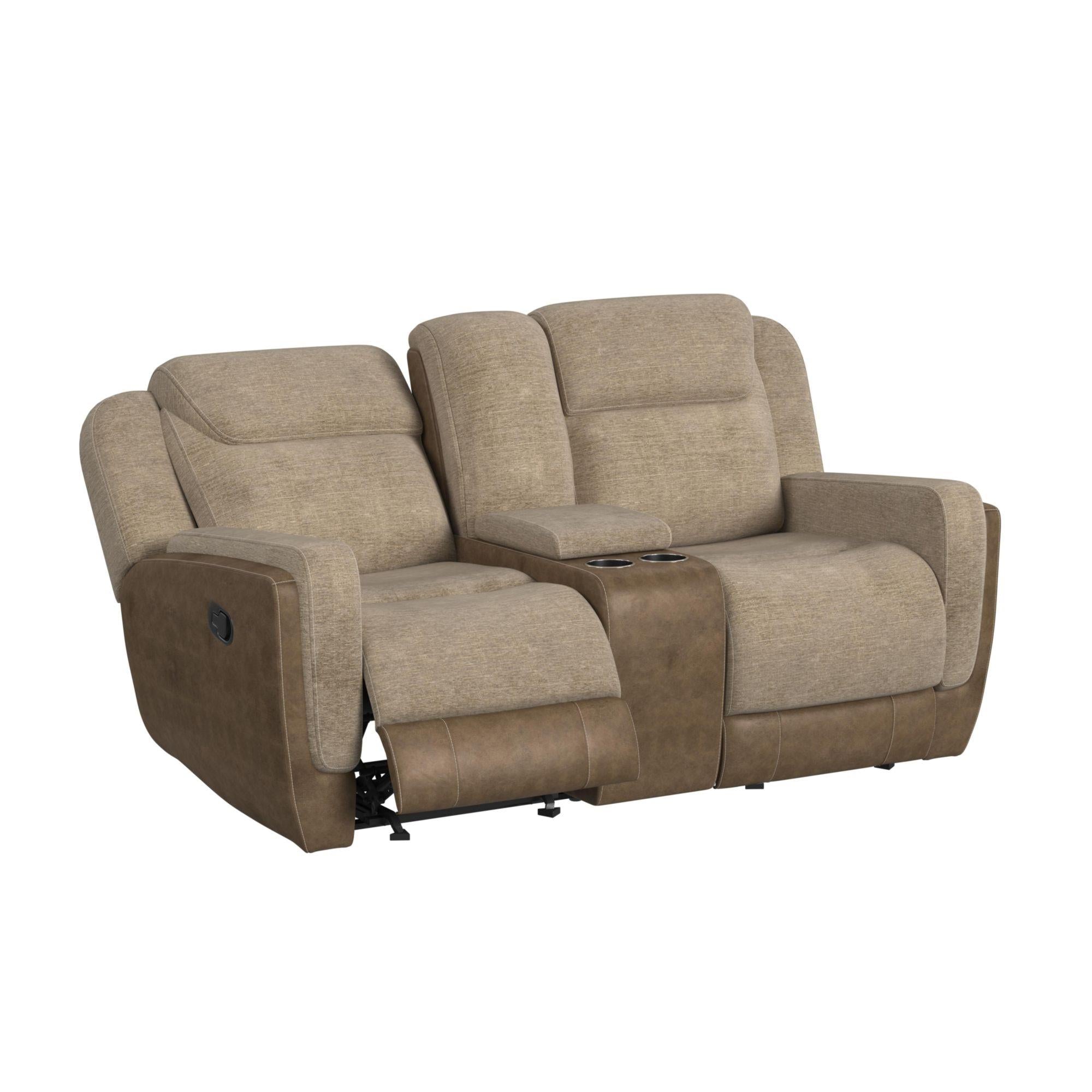 Elements International Hornet U-11550-10530-287 Motion Glider Loveseat - Image 2