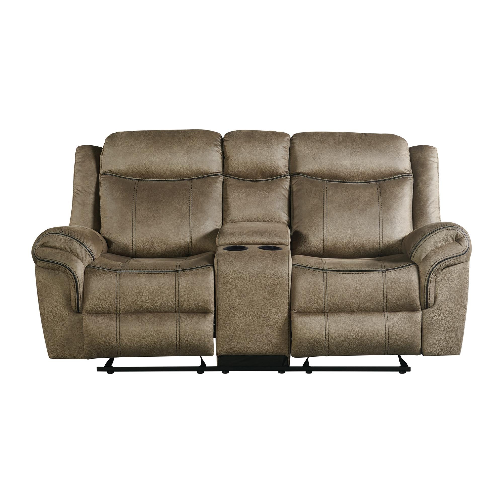 Elements International Sorrento 59928-028-2X Motion Loveseat - Image 2