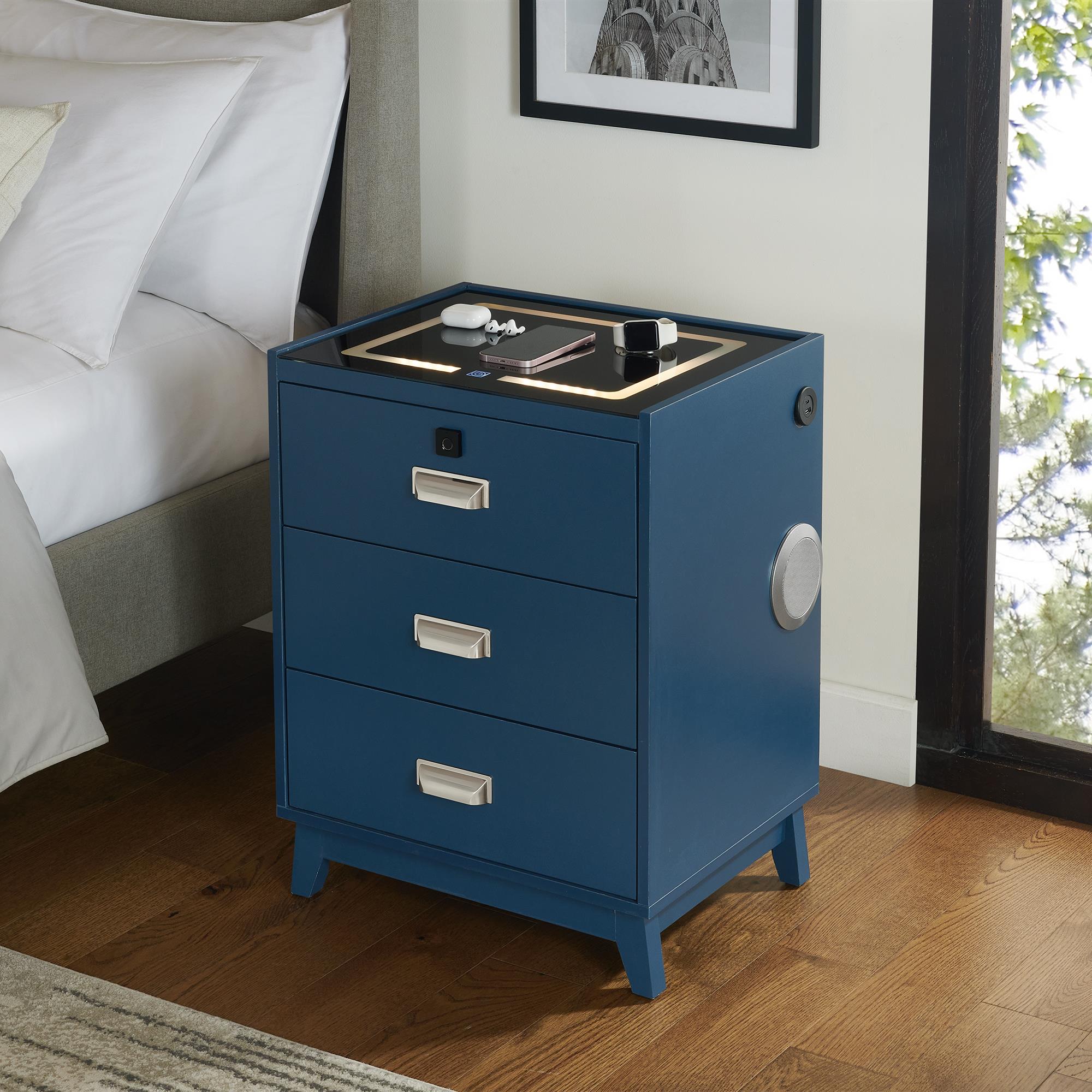 Elements International Rio A-13150-1-NS Nightstand - Image 3