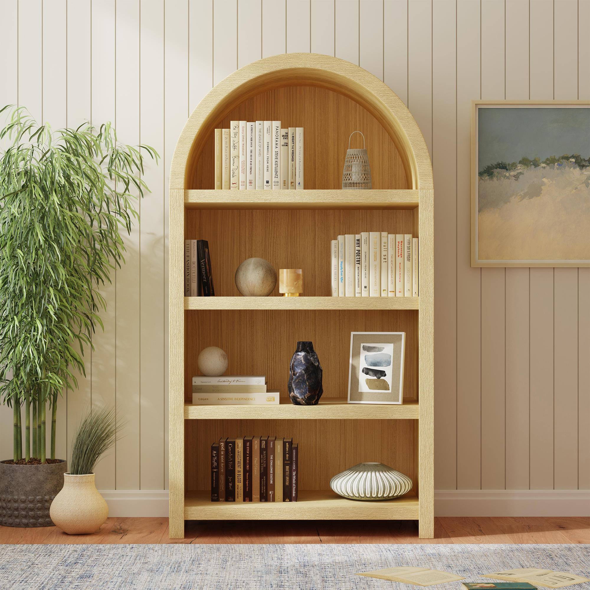 Elements International Ridgemont A-14440-6-DC Open Bookcase - Image 3