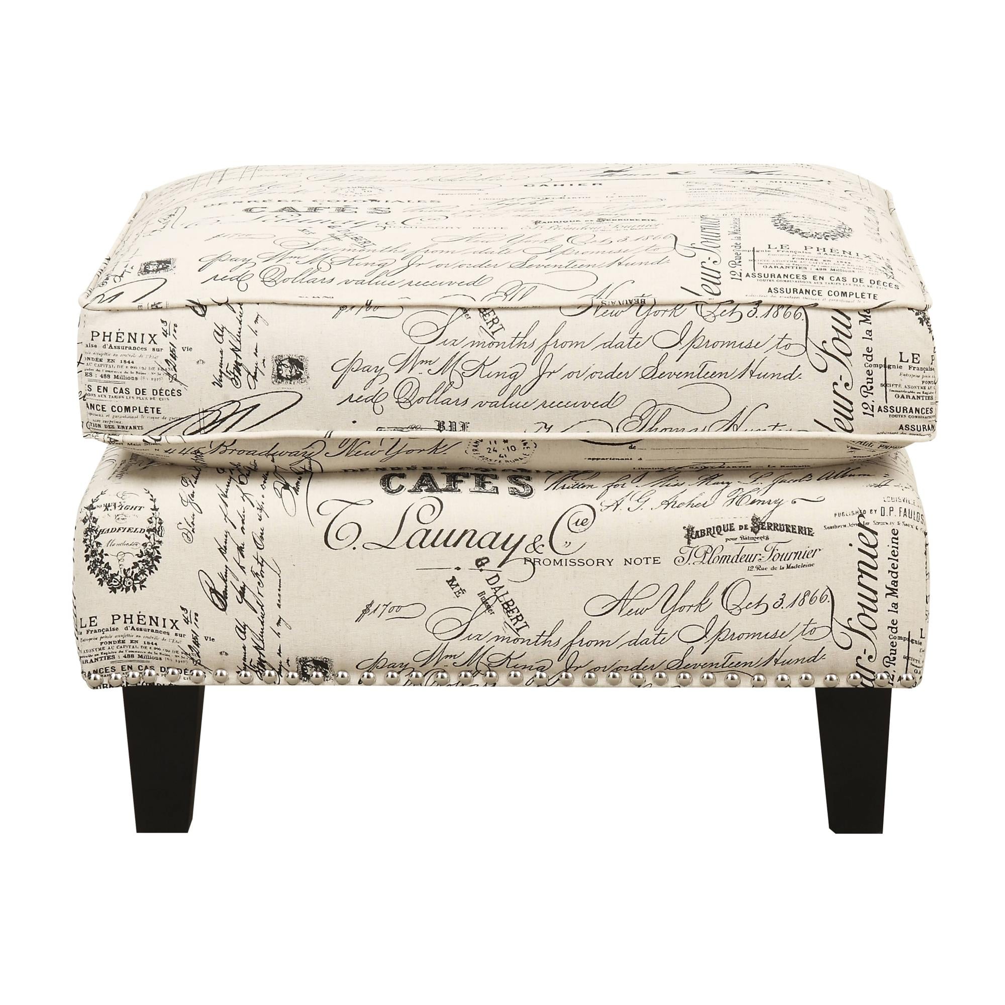 Elements International Erica UER636000CA Ottoman - Image 2