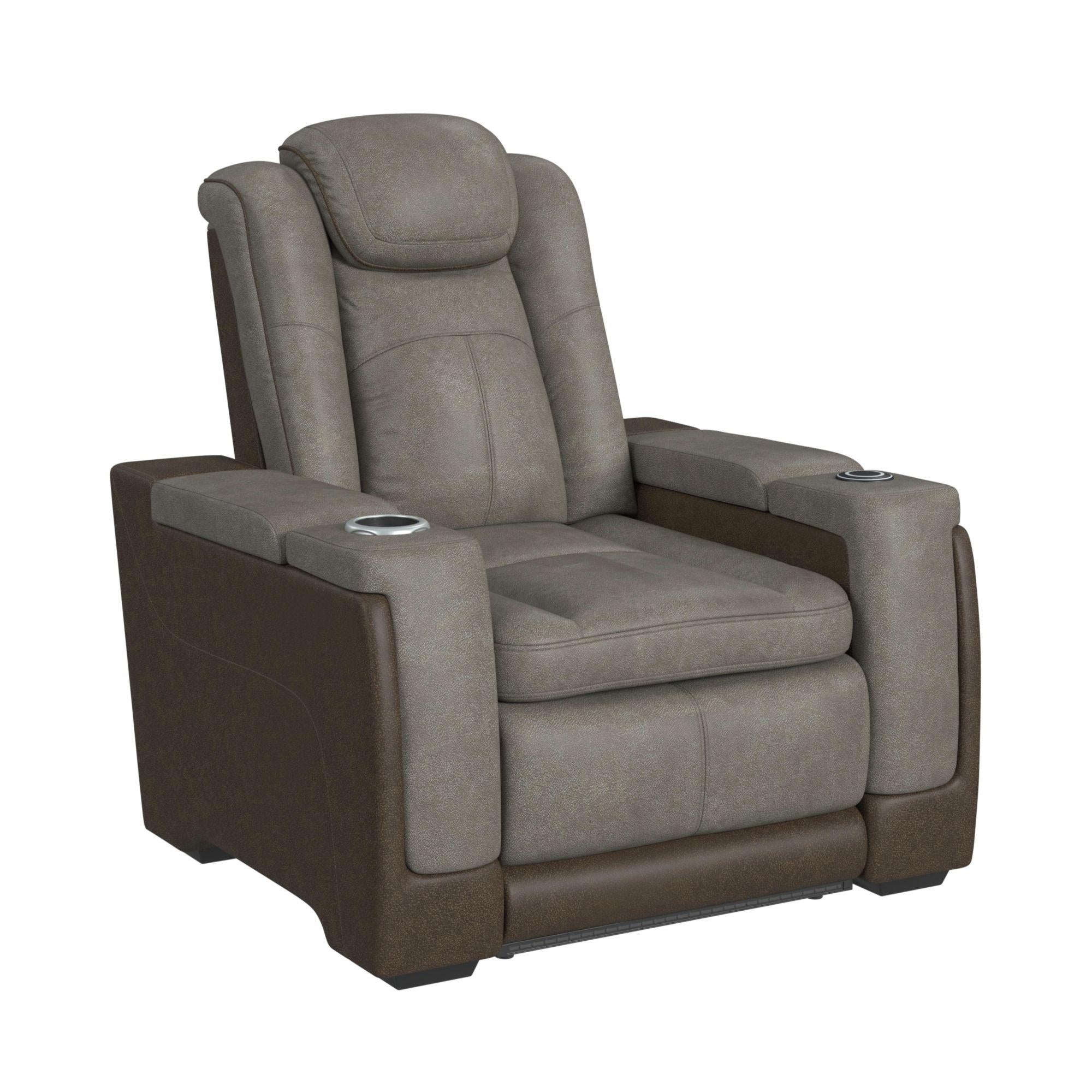 Elements International Lantana U-13660-10560-105PP Power Motion Recliner