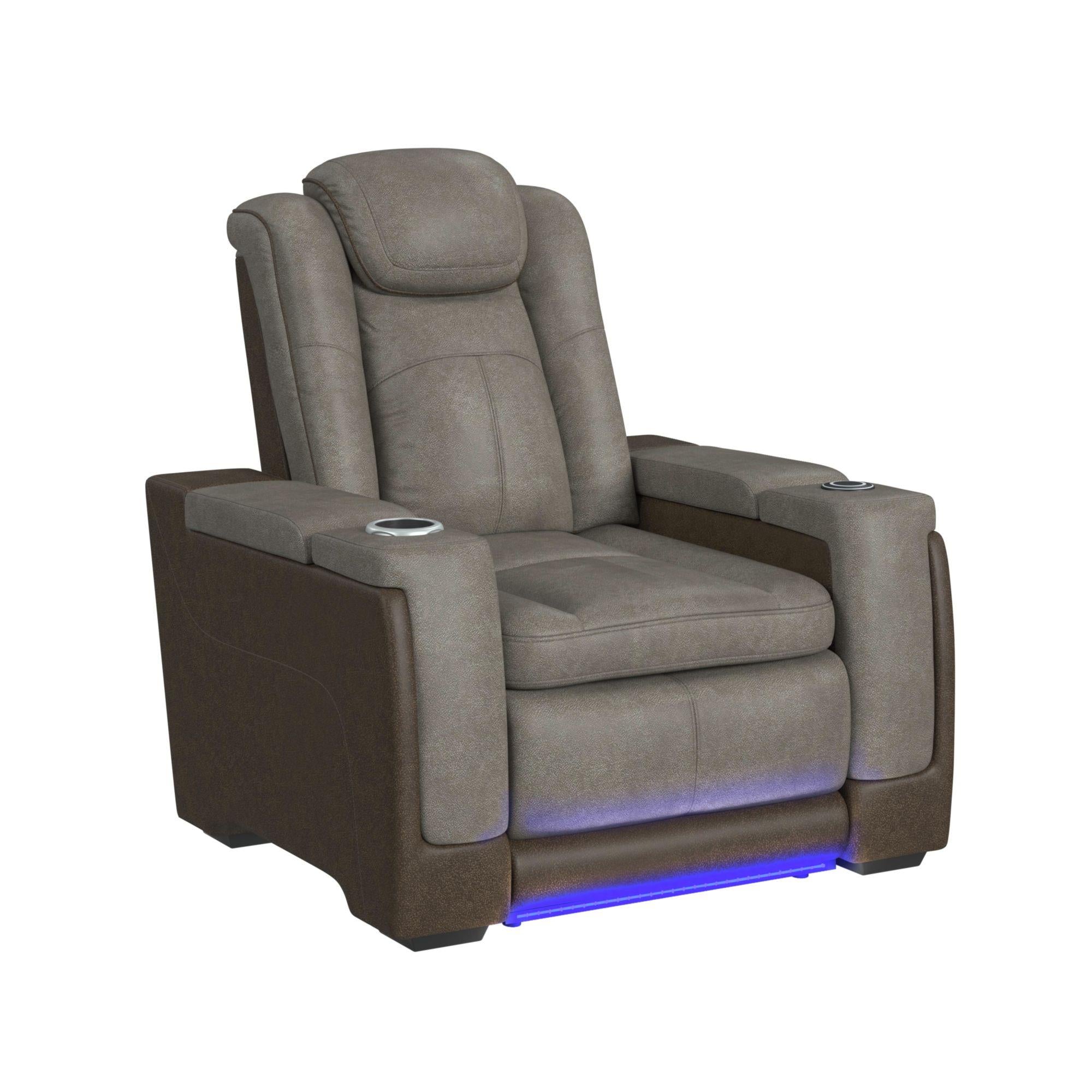 Elements International Lantana U-13660-10560-105PP Power Motion Recliner - Image 2
