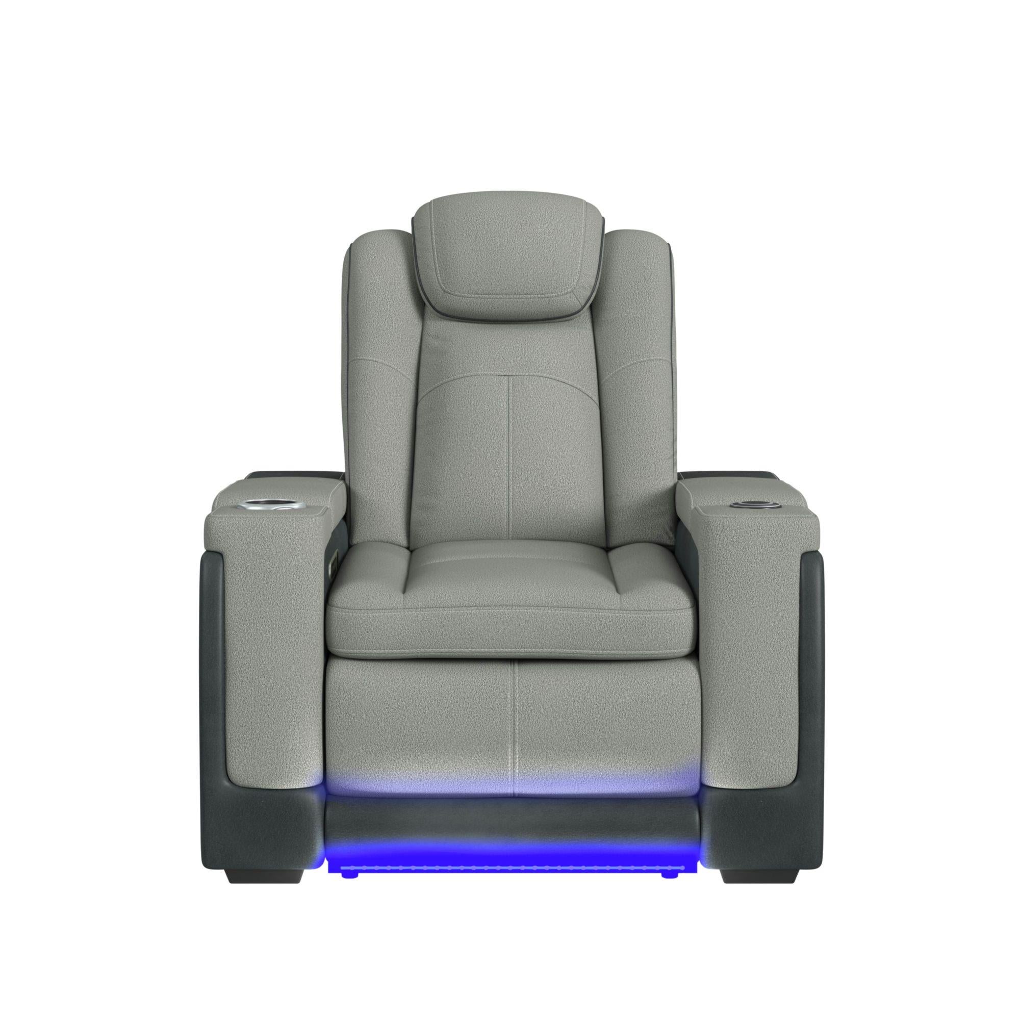 Elements International Lantana U-13660-10562-105PP Power Motion Recliner - Image 3