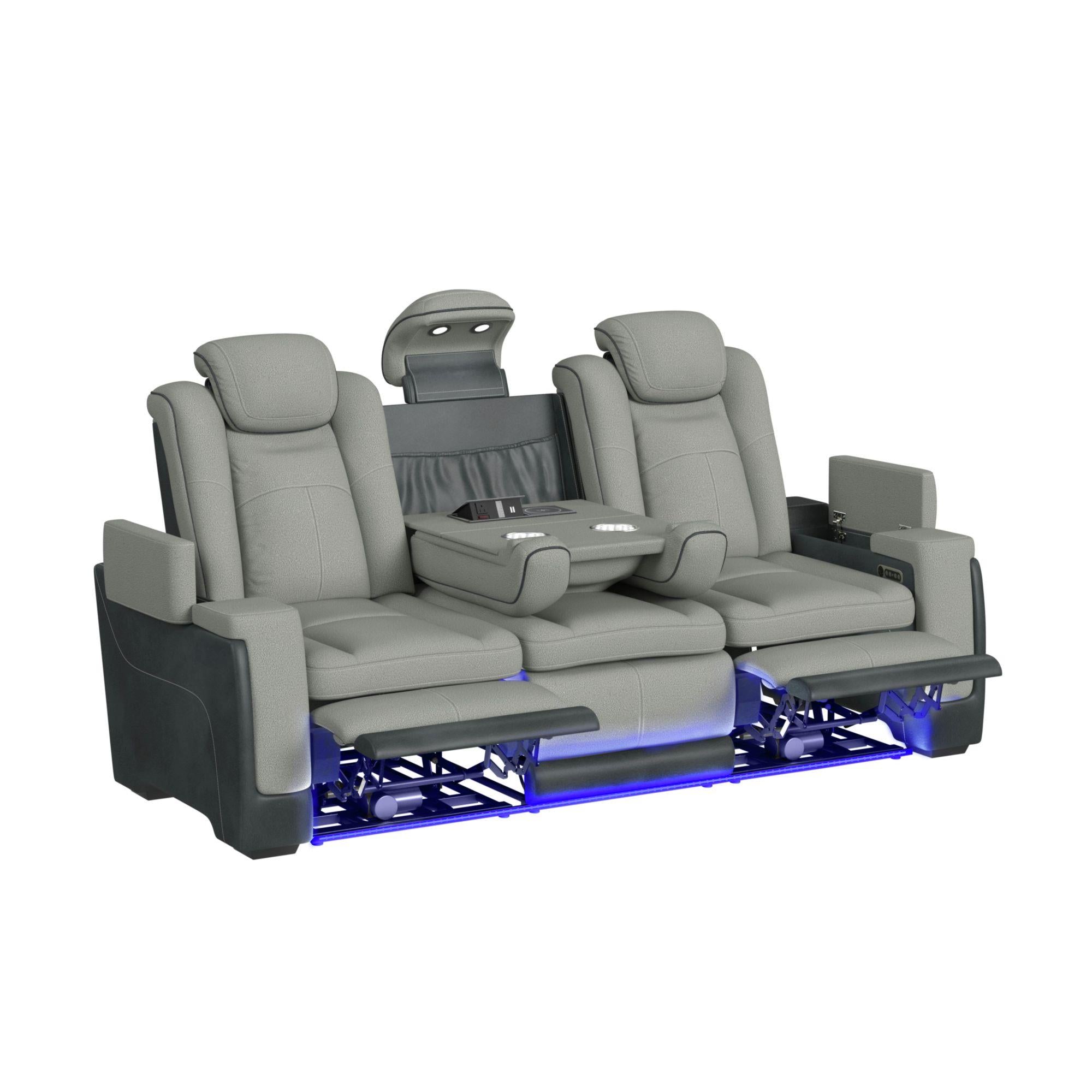 Elements International Lantana U-13660-10562-308PP Power Motion Sofa - Image 2
