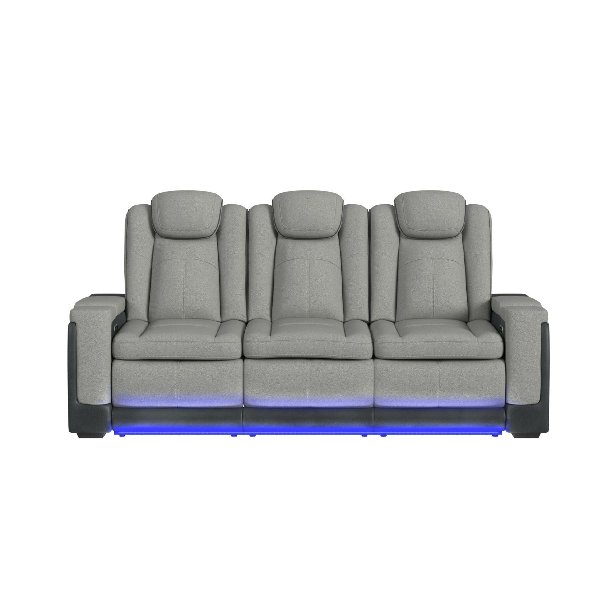 Elements International Lantana U-13660-10562-308PP Power Motion Sofa - Image 3